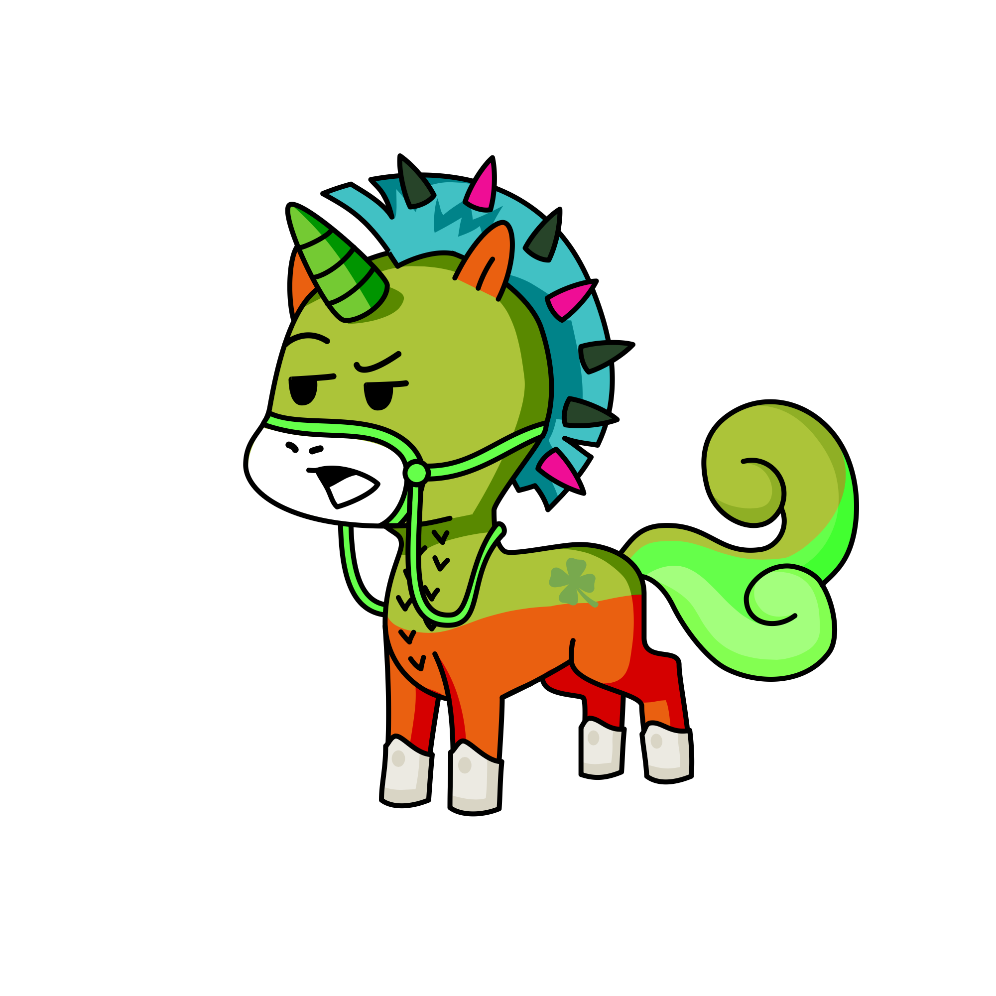 MWEGN OR EVELYBN, the unicorn
