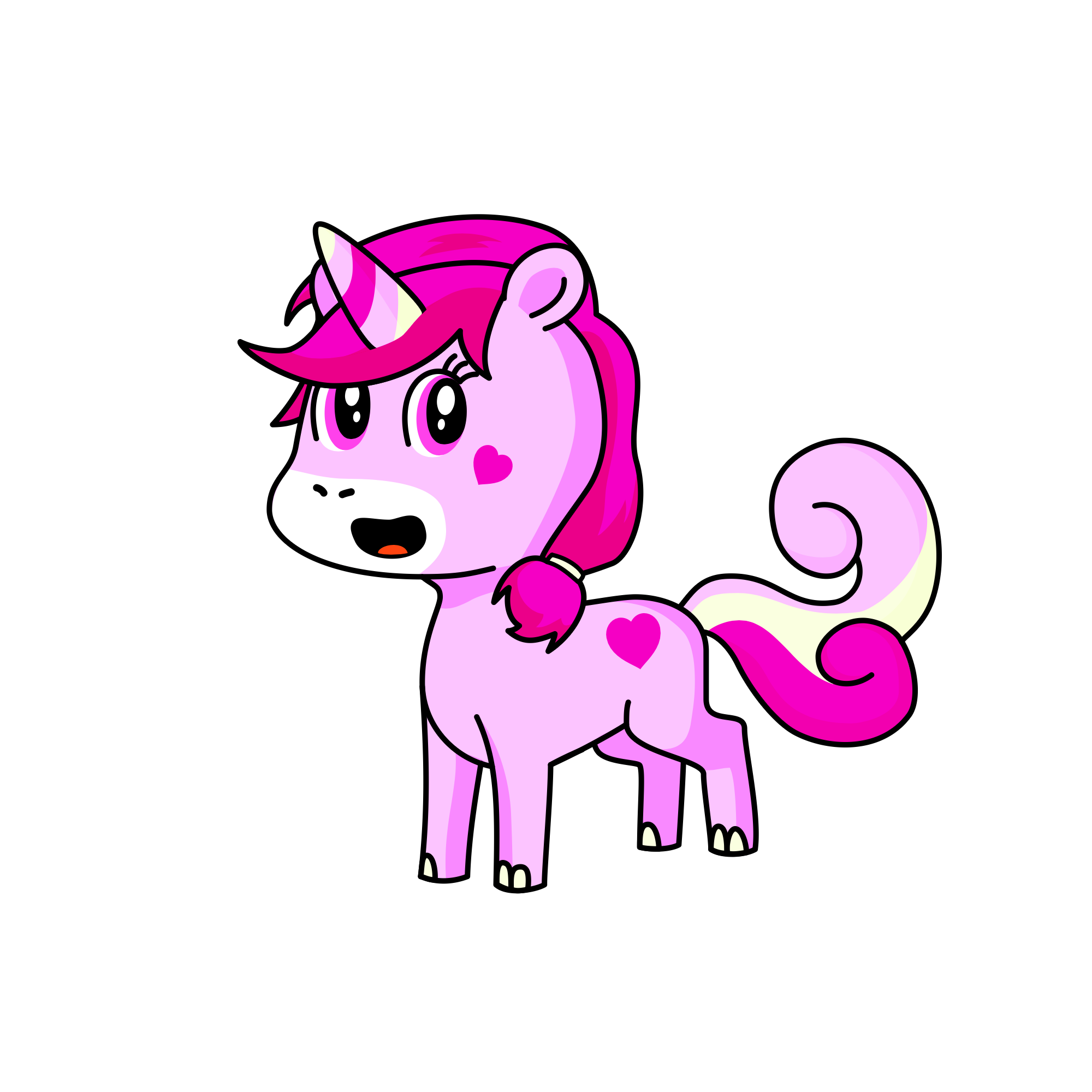 Puf, the unicorn