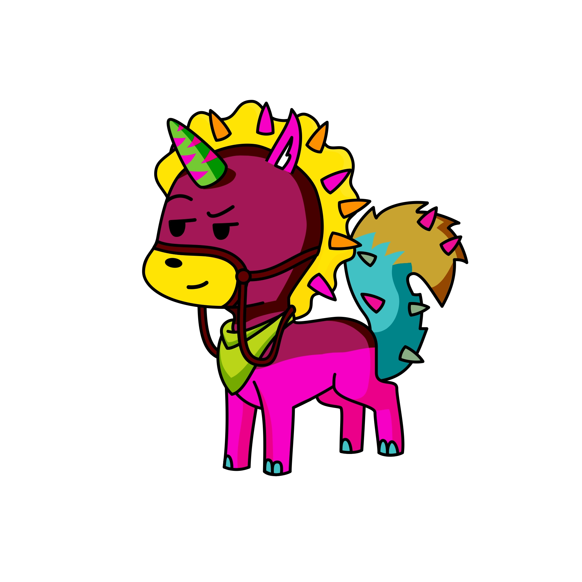 UGLY MCUGLERSON, the unicorn