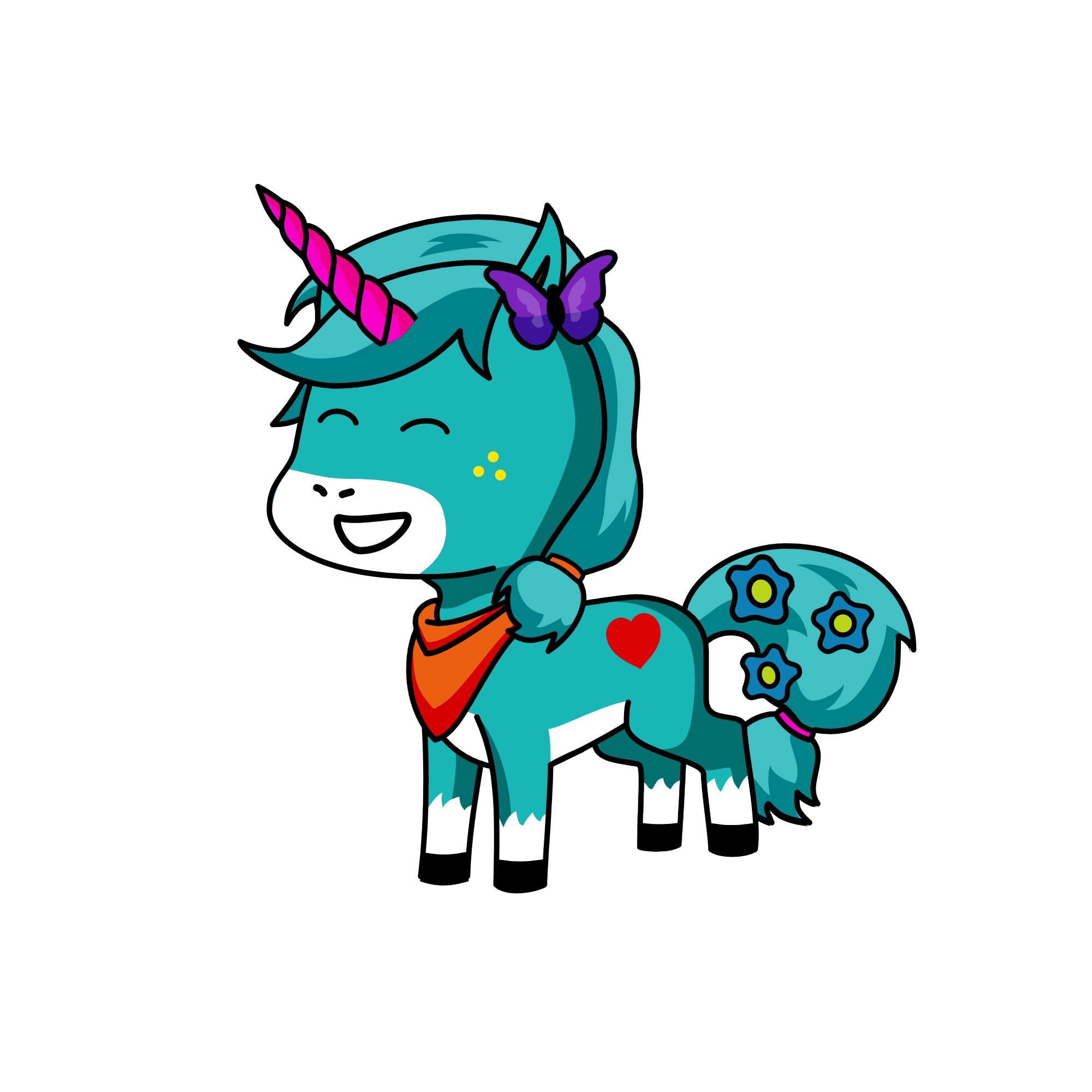 OML, ARE YOU WEE? The random unicorn, the unicorn
