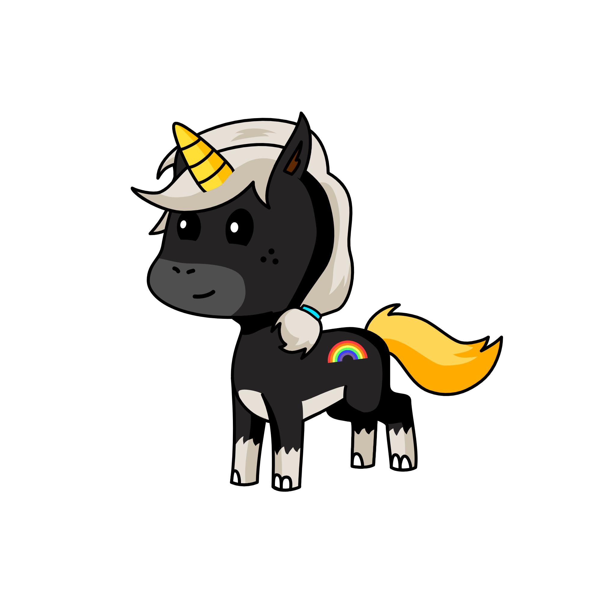 Hallowen, the unicorn