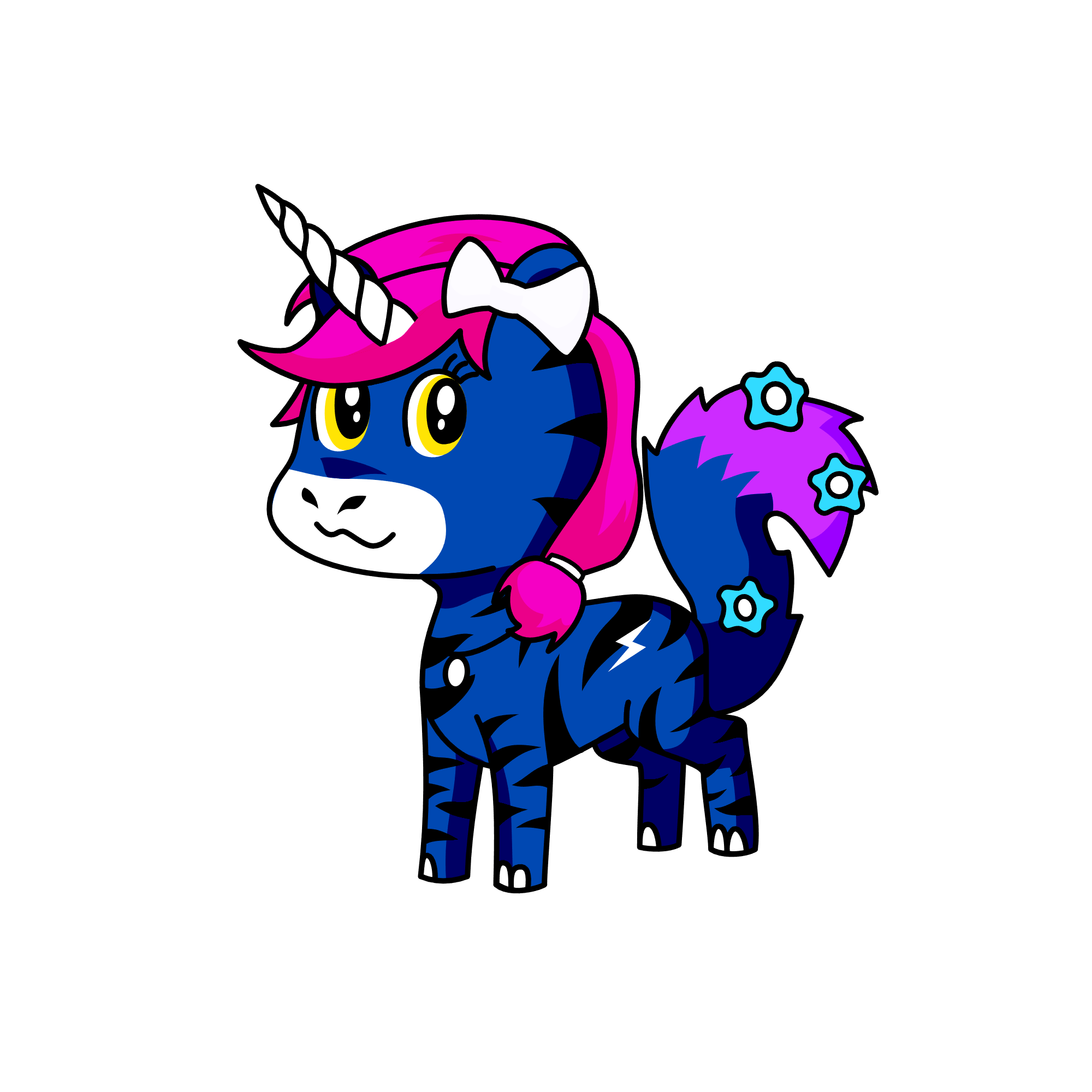 Princess SparklePuff Rainbow Star, the unicorn