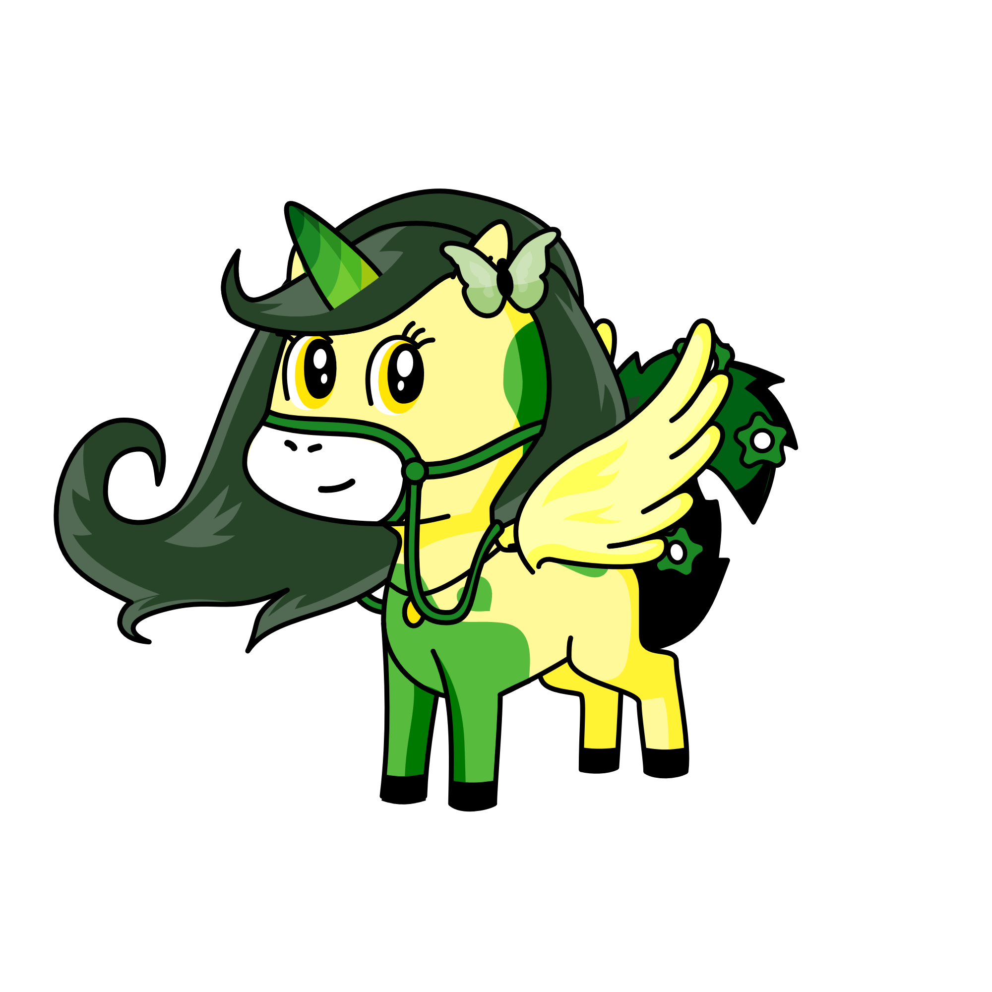 lime, the unicorn