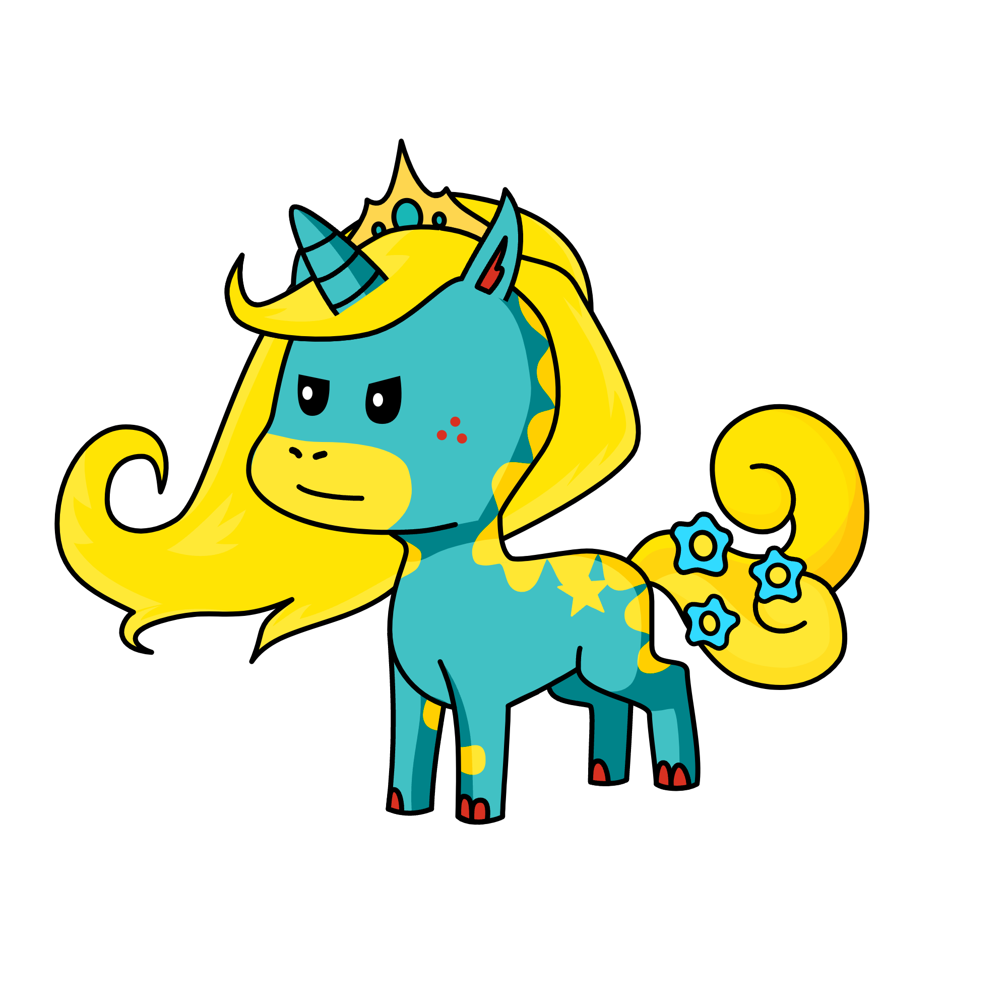 lion cub, the unicorn