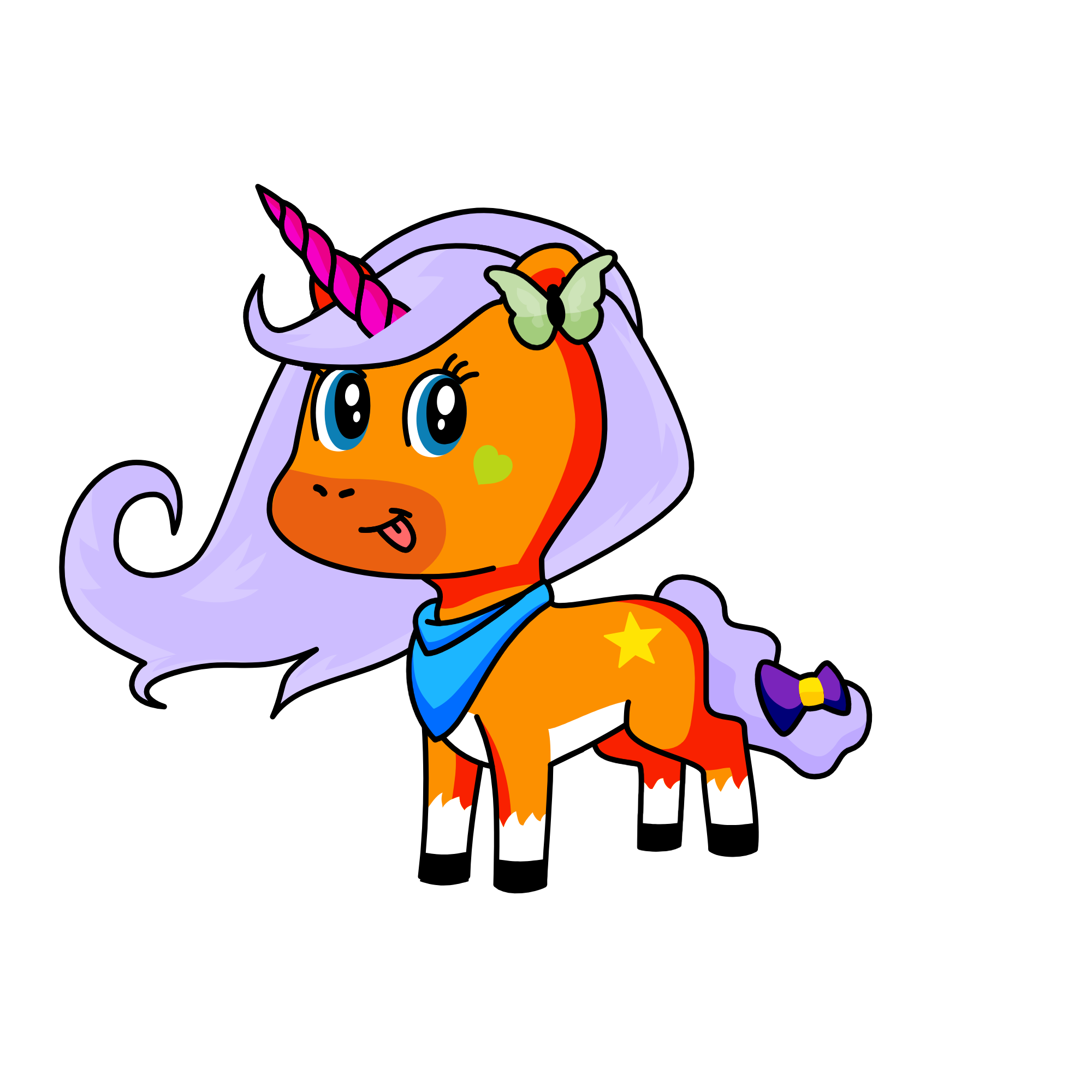 Goldie, the unicorn