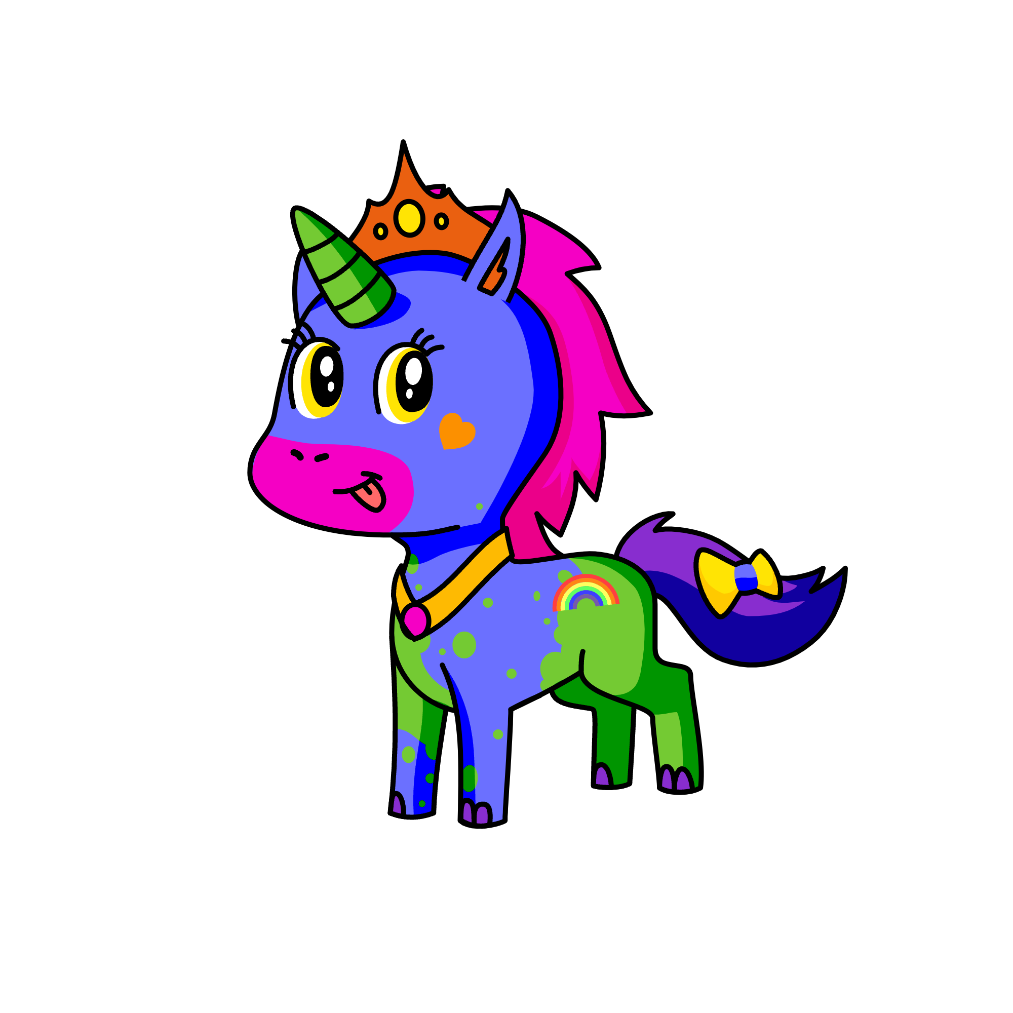 Gay, the unicorn
