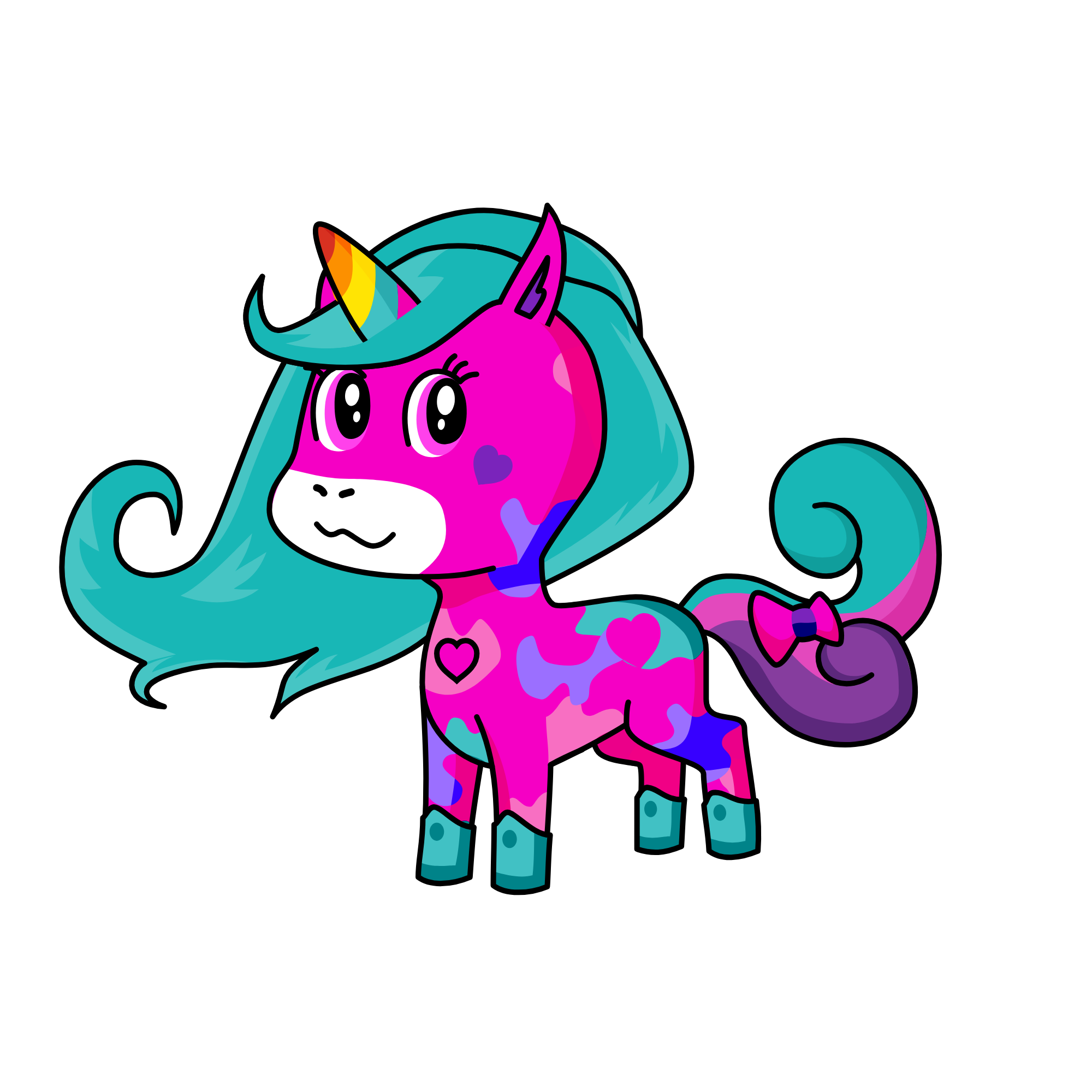 Spoty, the unicorn
