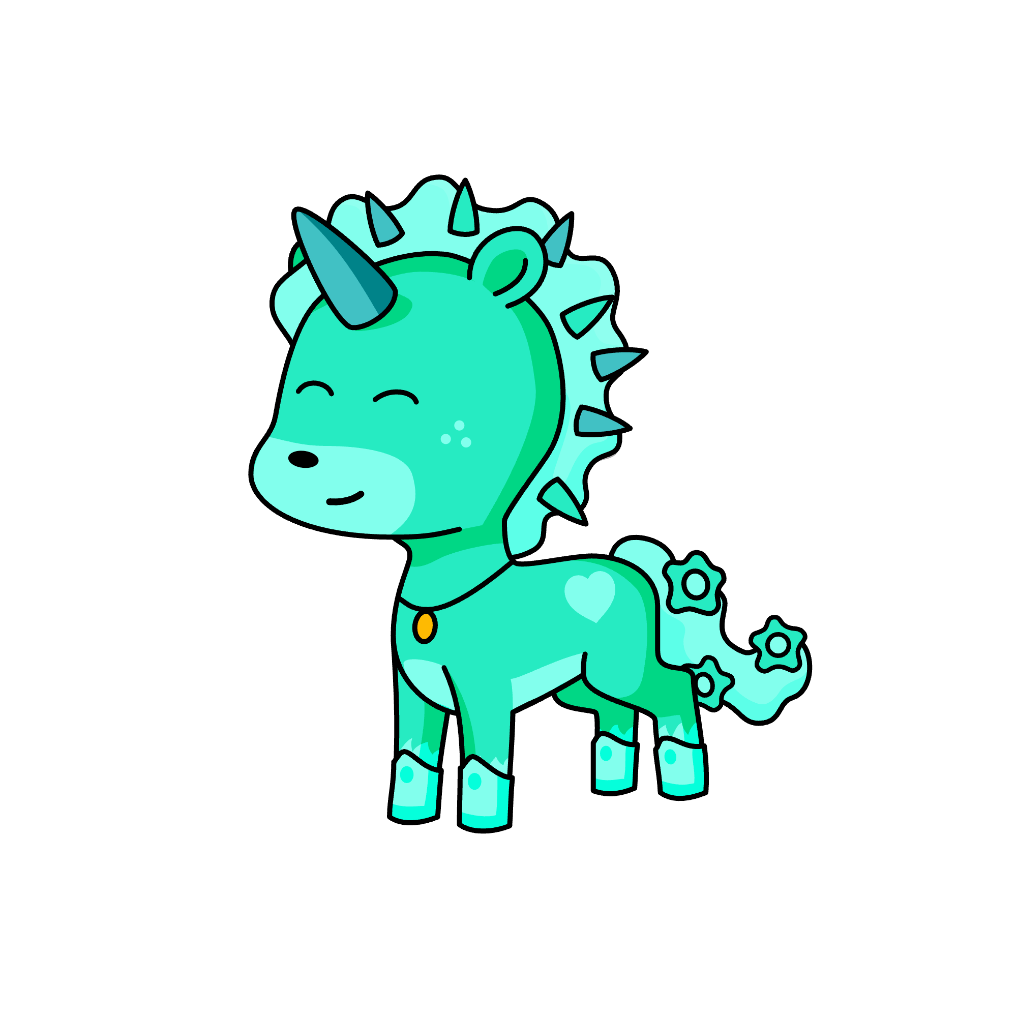 Sky, the unicorn
