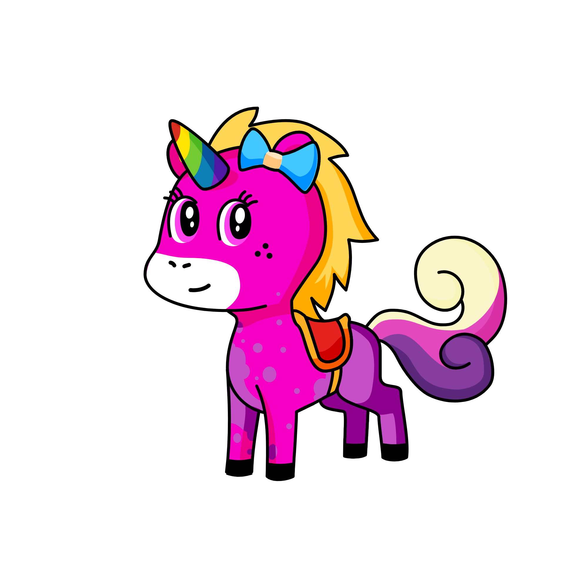 Sparkles, the unicorn
