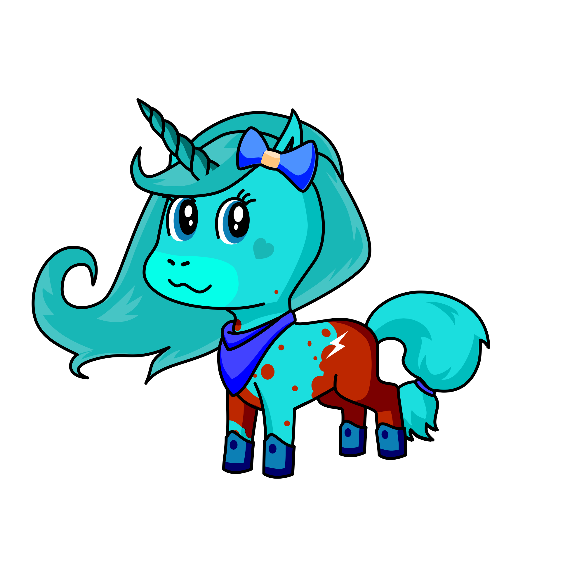 Koyuki, the unicorn