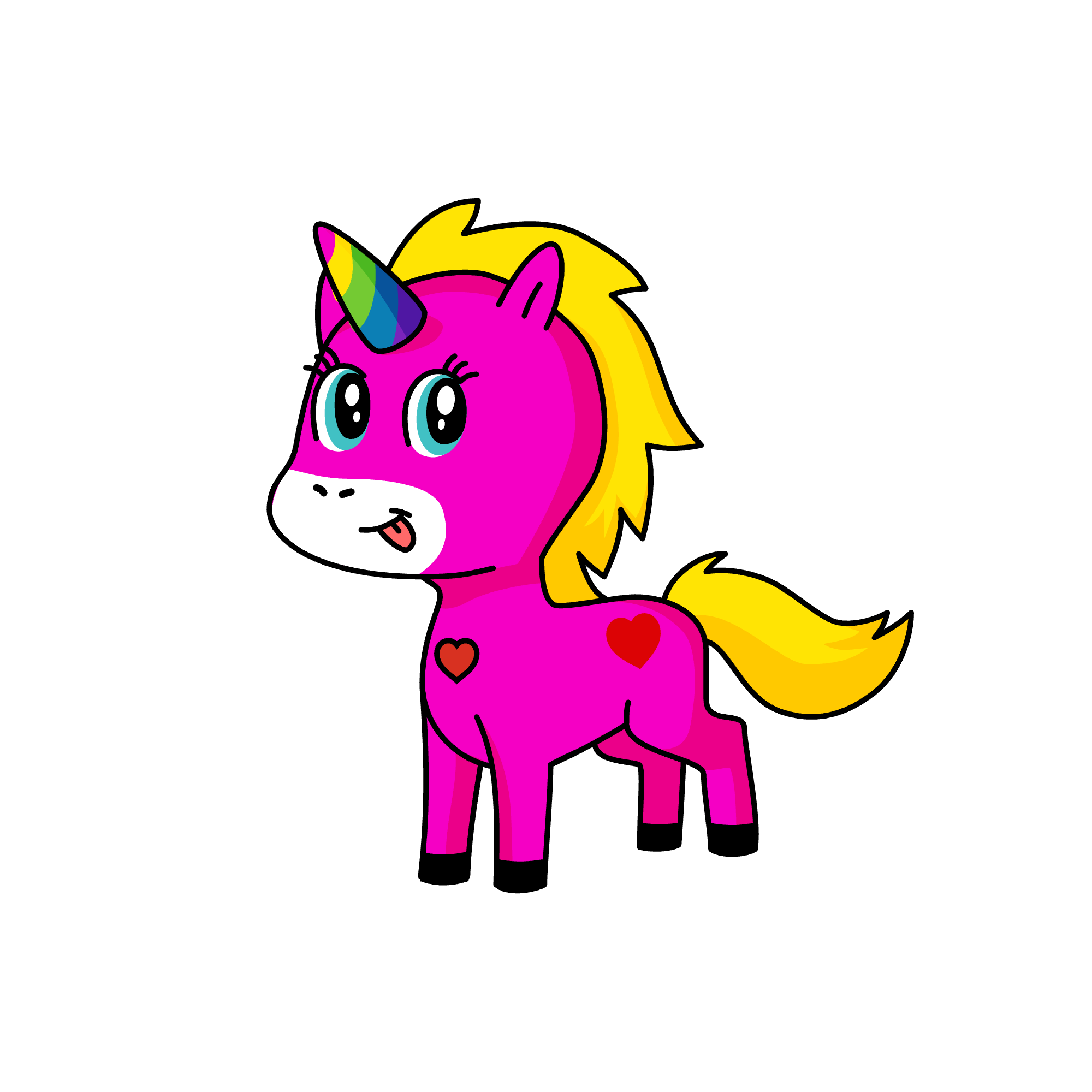 glitter rainbow sparkle cupcake, the unicorn
