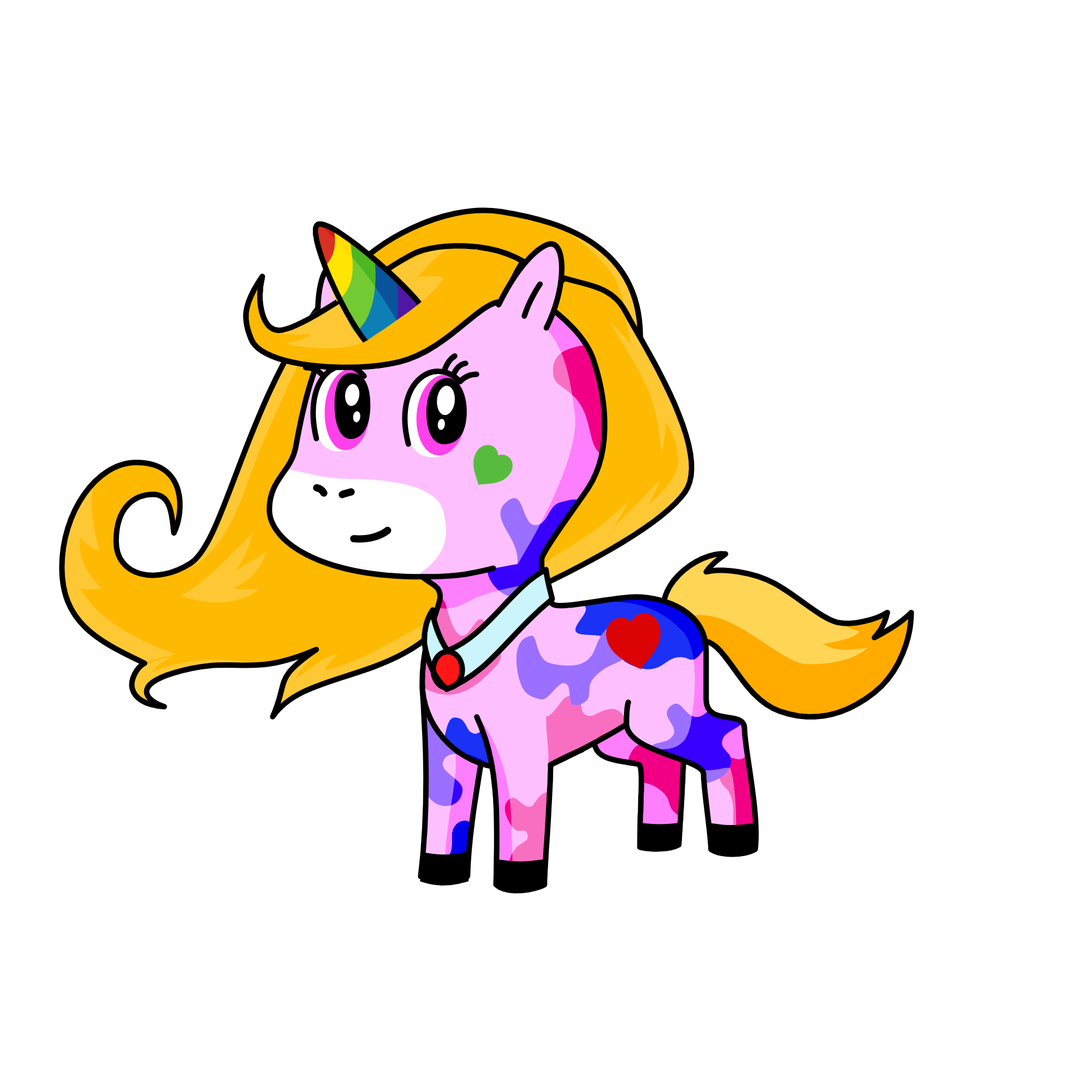 rainbow, the unicorn