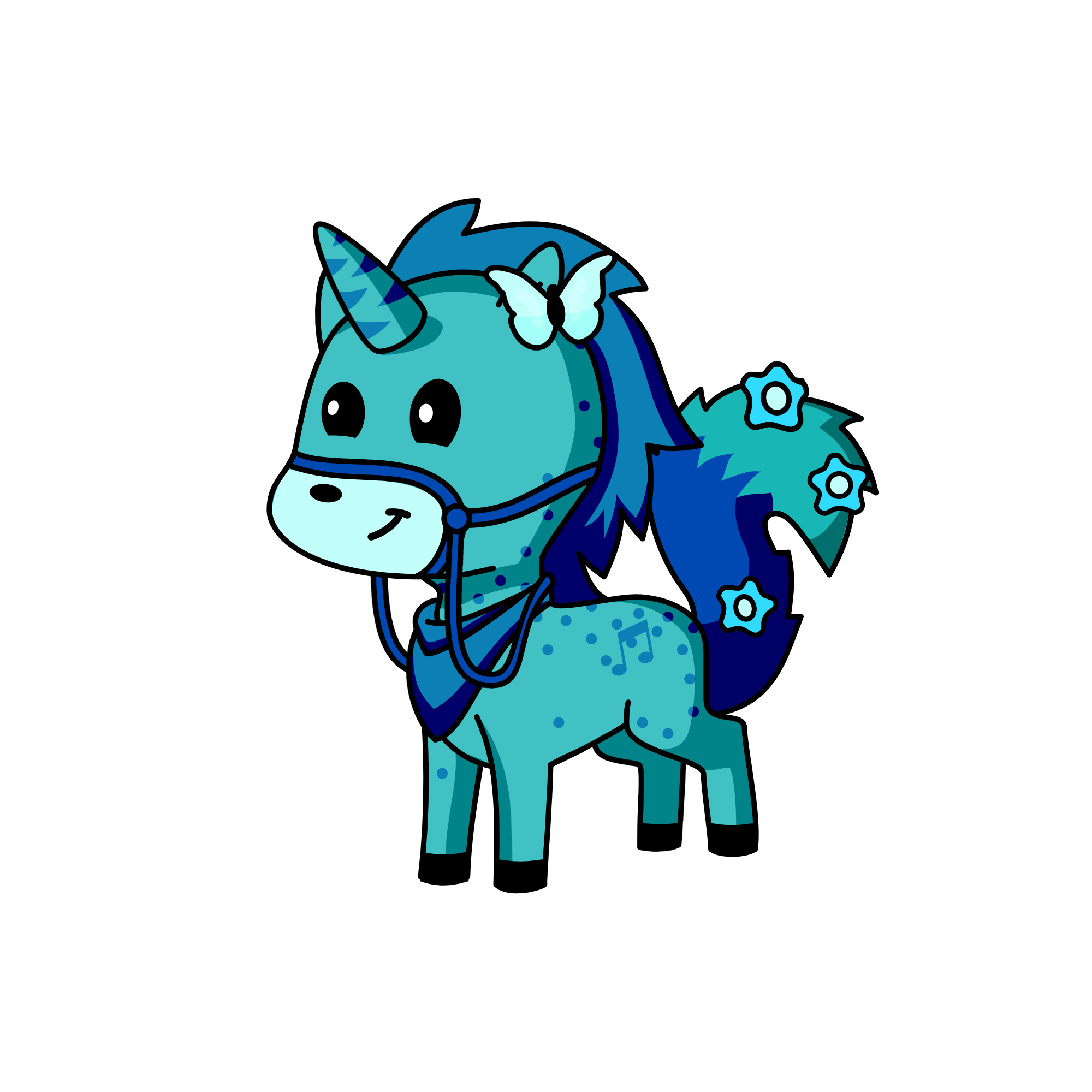 Midnight, the unicorn