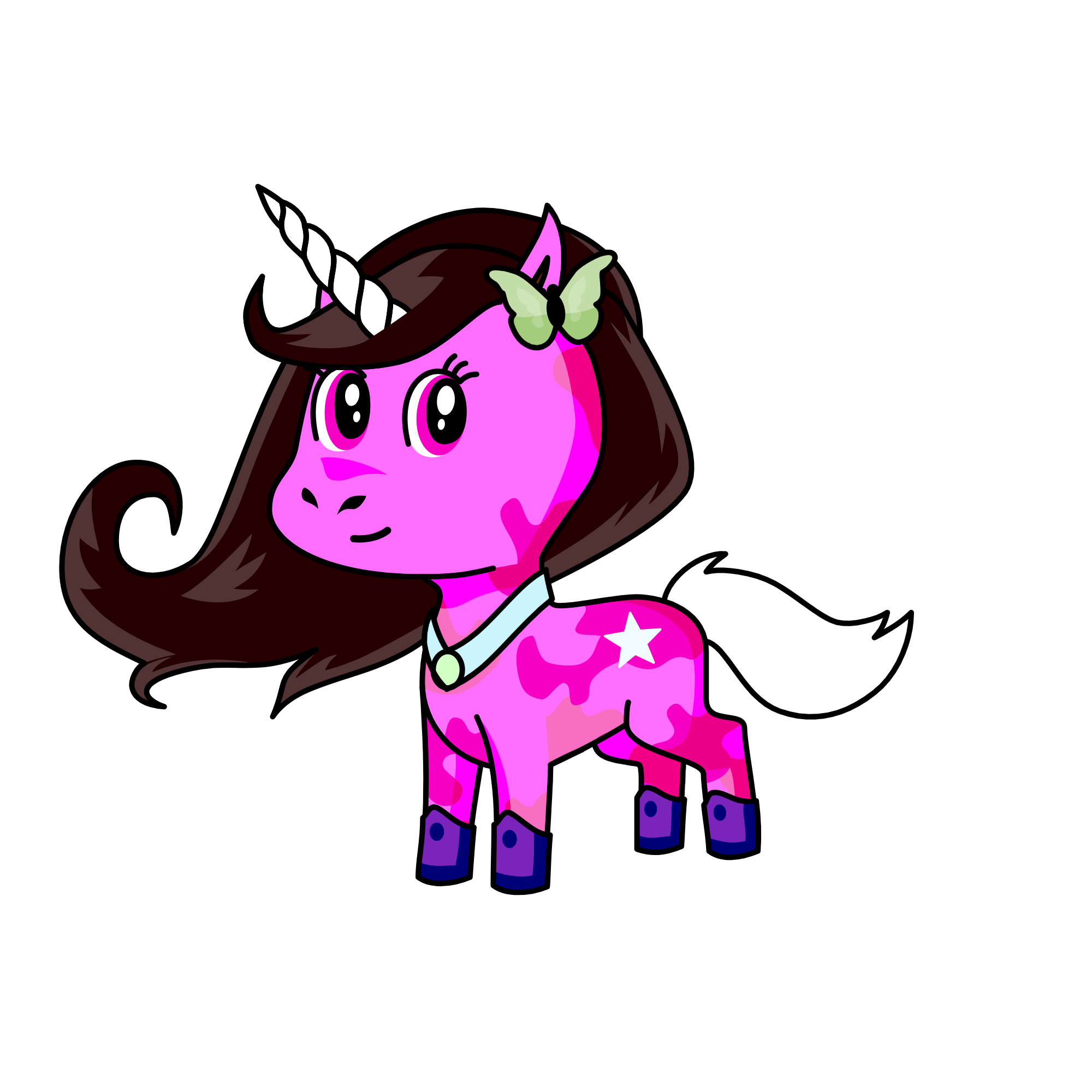 snuggle-puddle, the unicorn