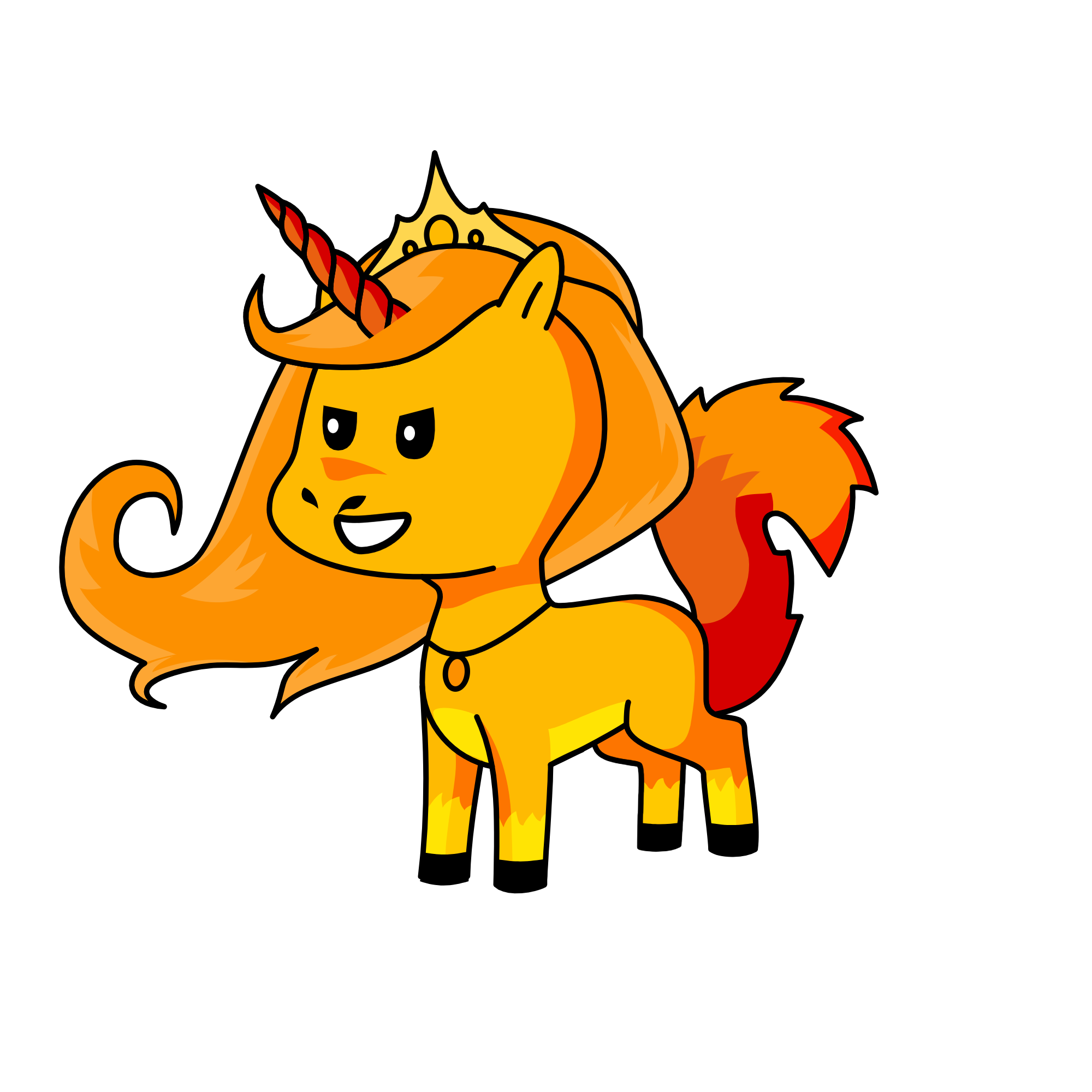 f, the unicorn