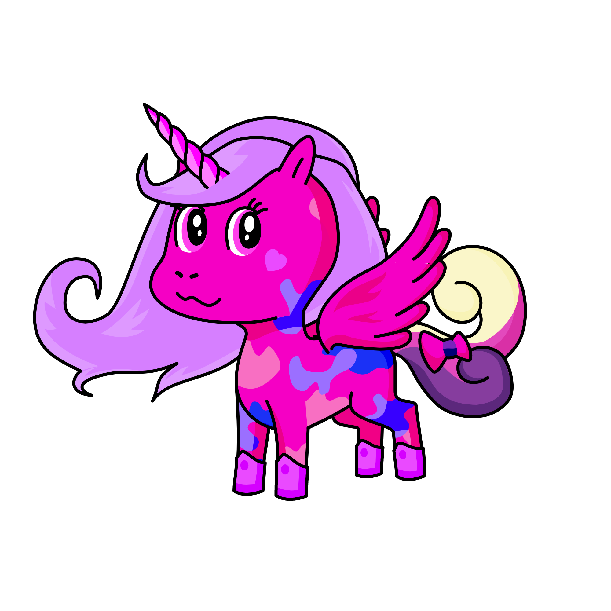 h, the unicorn