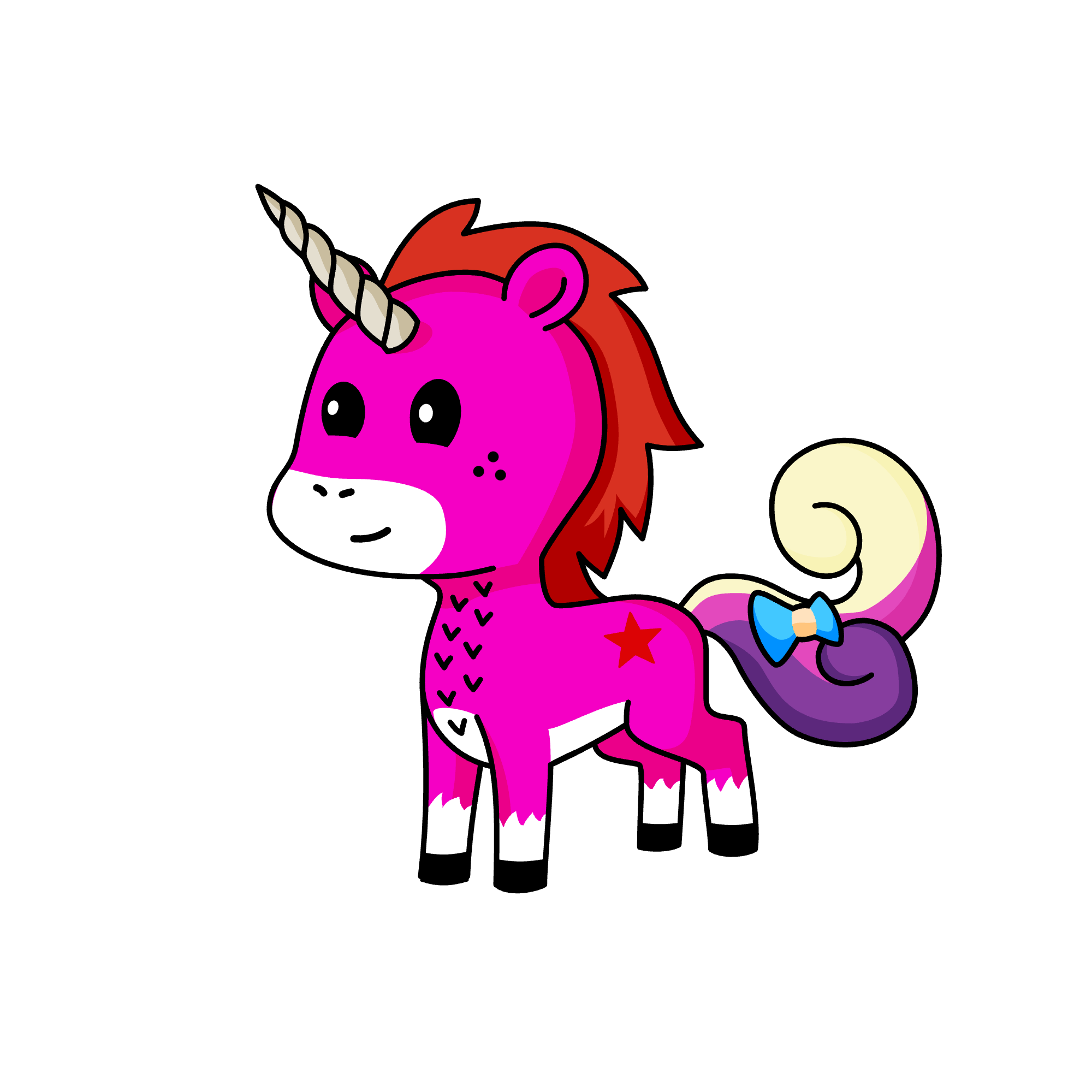 fkfdkdjdi, the unicorn