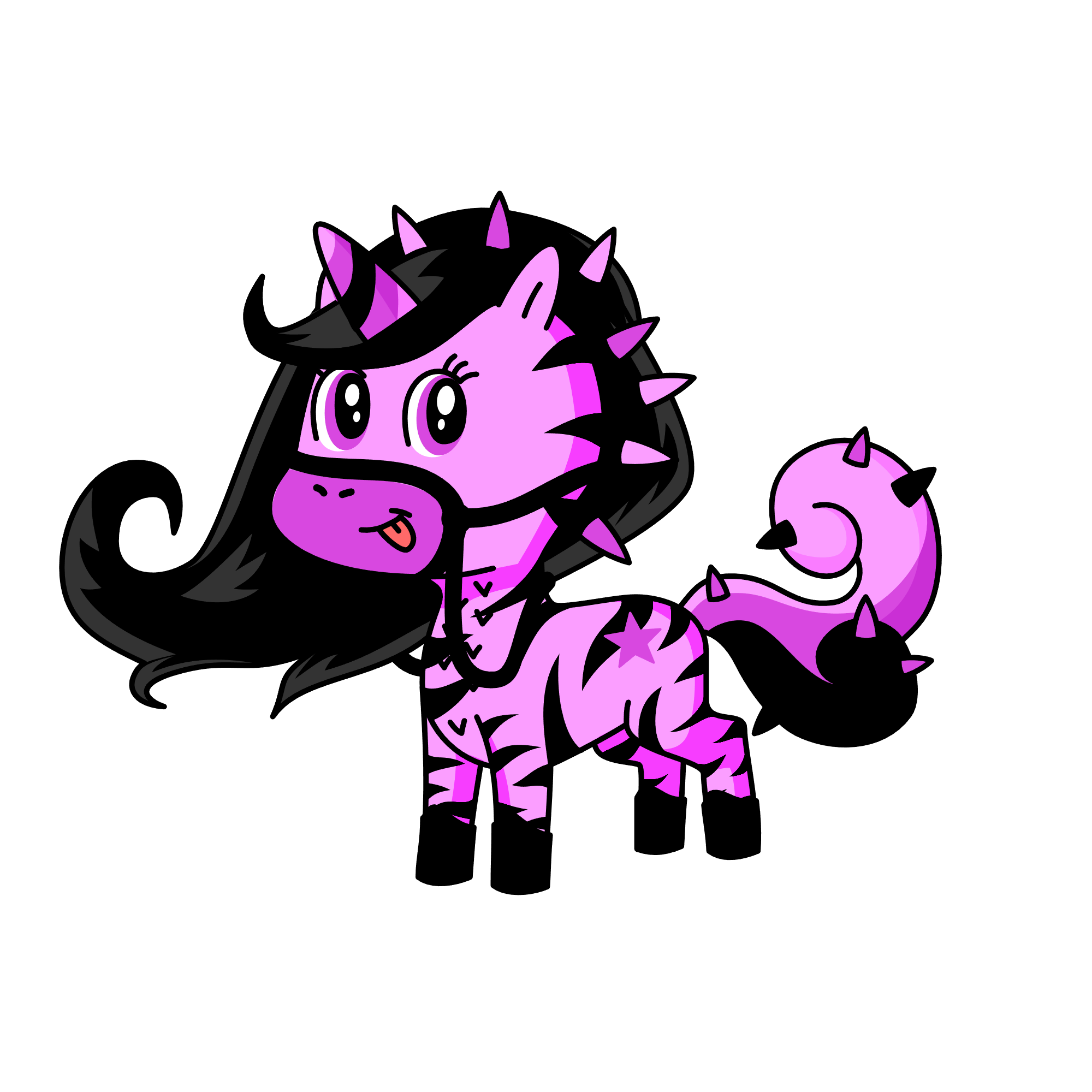 Blackiana, the unicorn