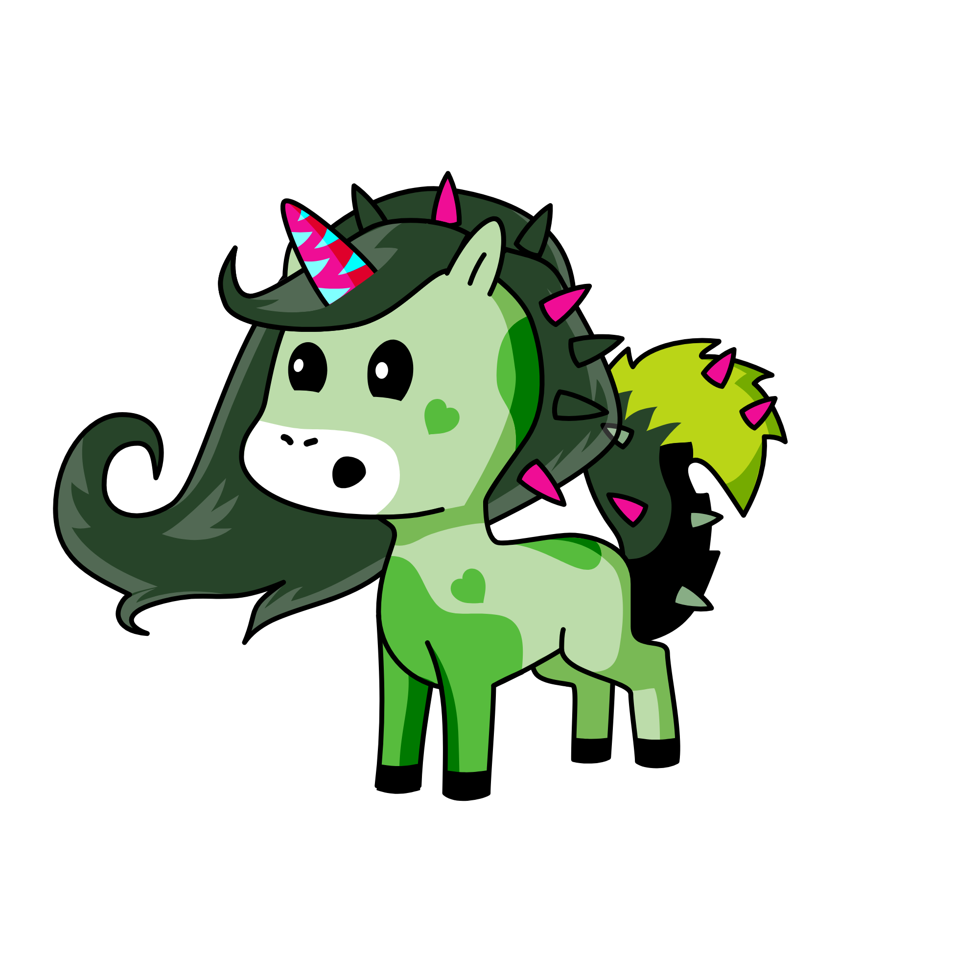 Tuskes, the unicorn
