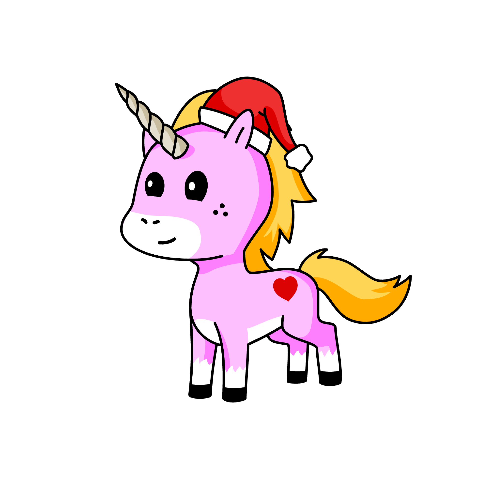 Santa test, the unicorn