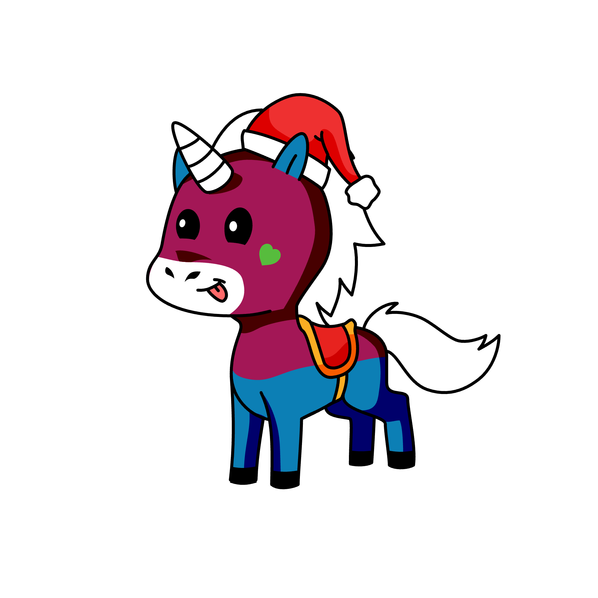 Santaoli, the unicorn