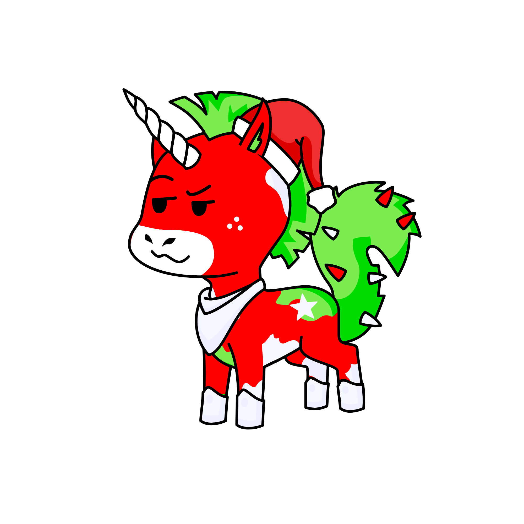 Santa Man <3, the unicorn