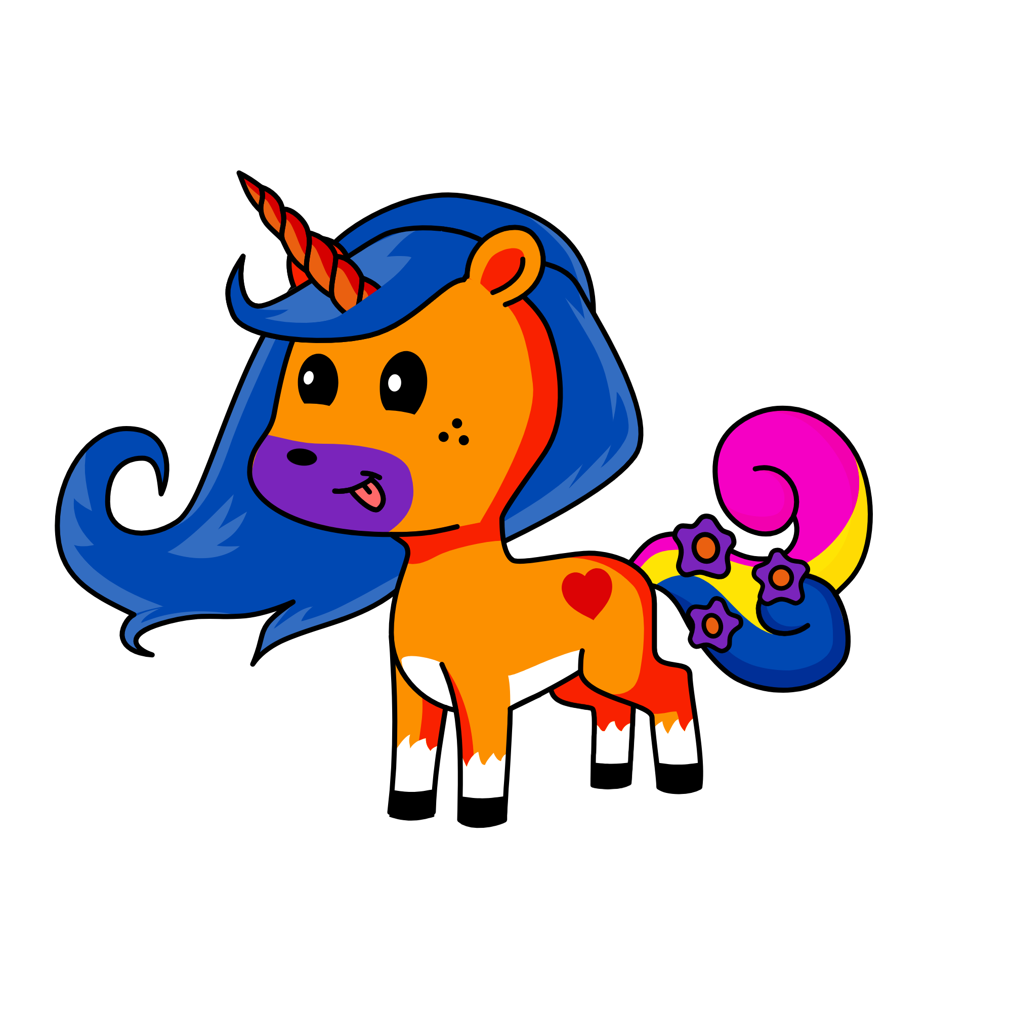 RANDOM UNICORN (I HATE her :I), the unicorn