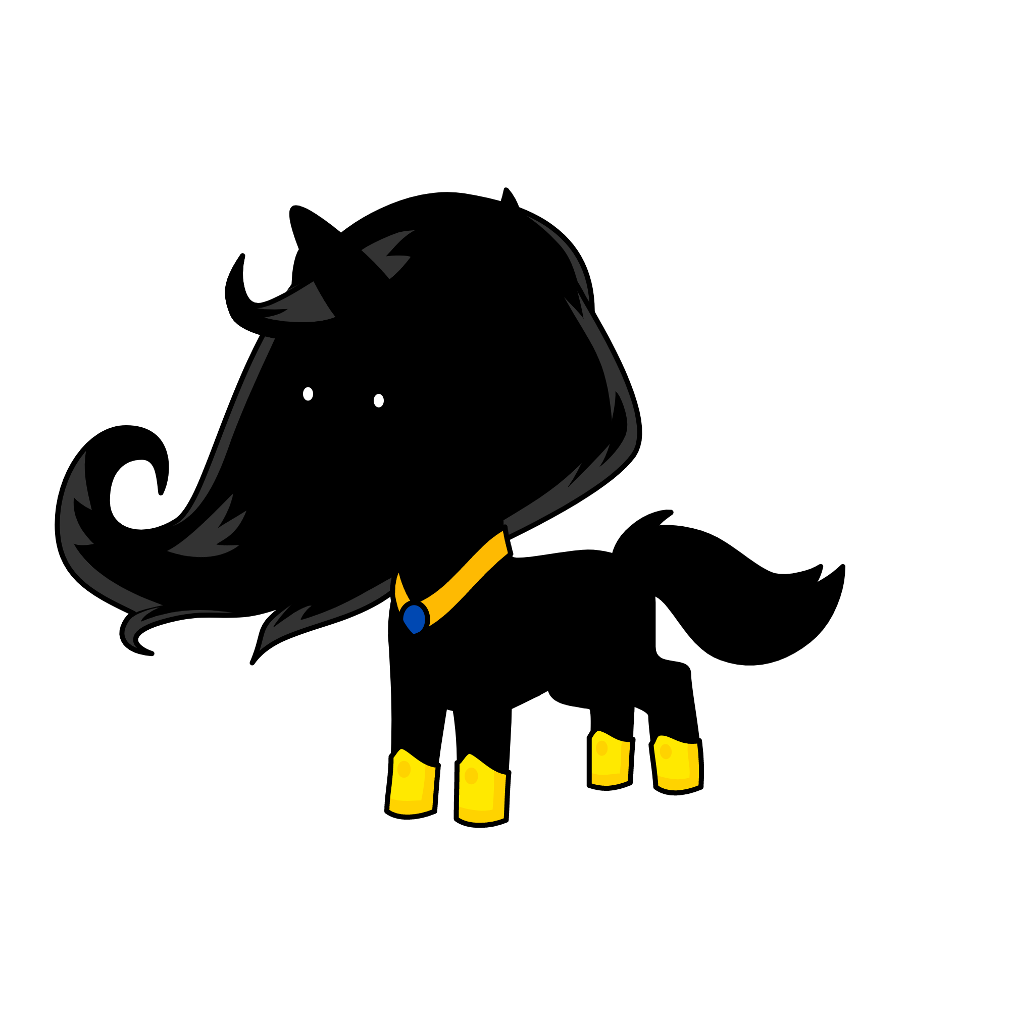 Dark, the unicorn