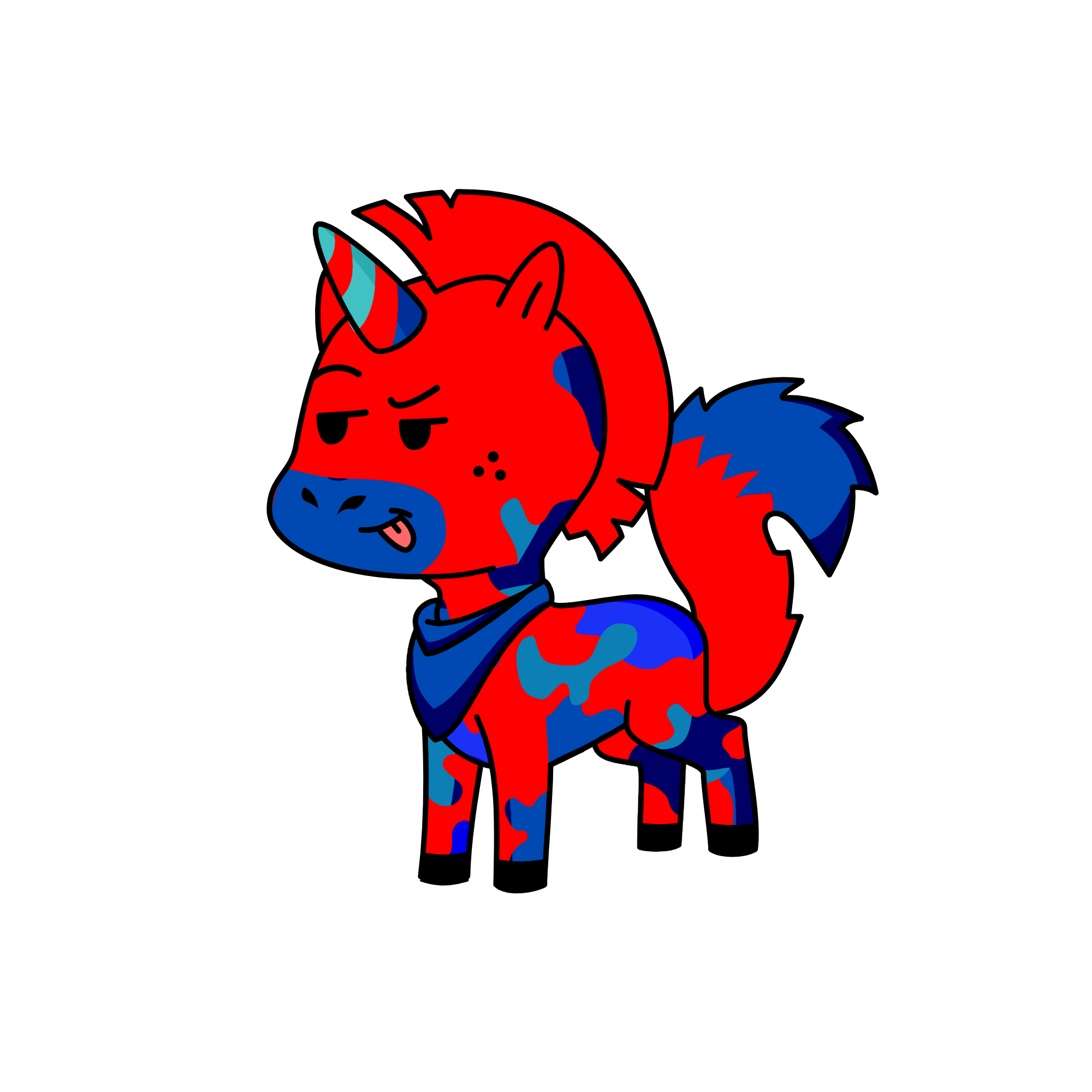 Cammo, the unicorn