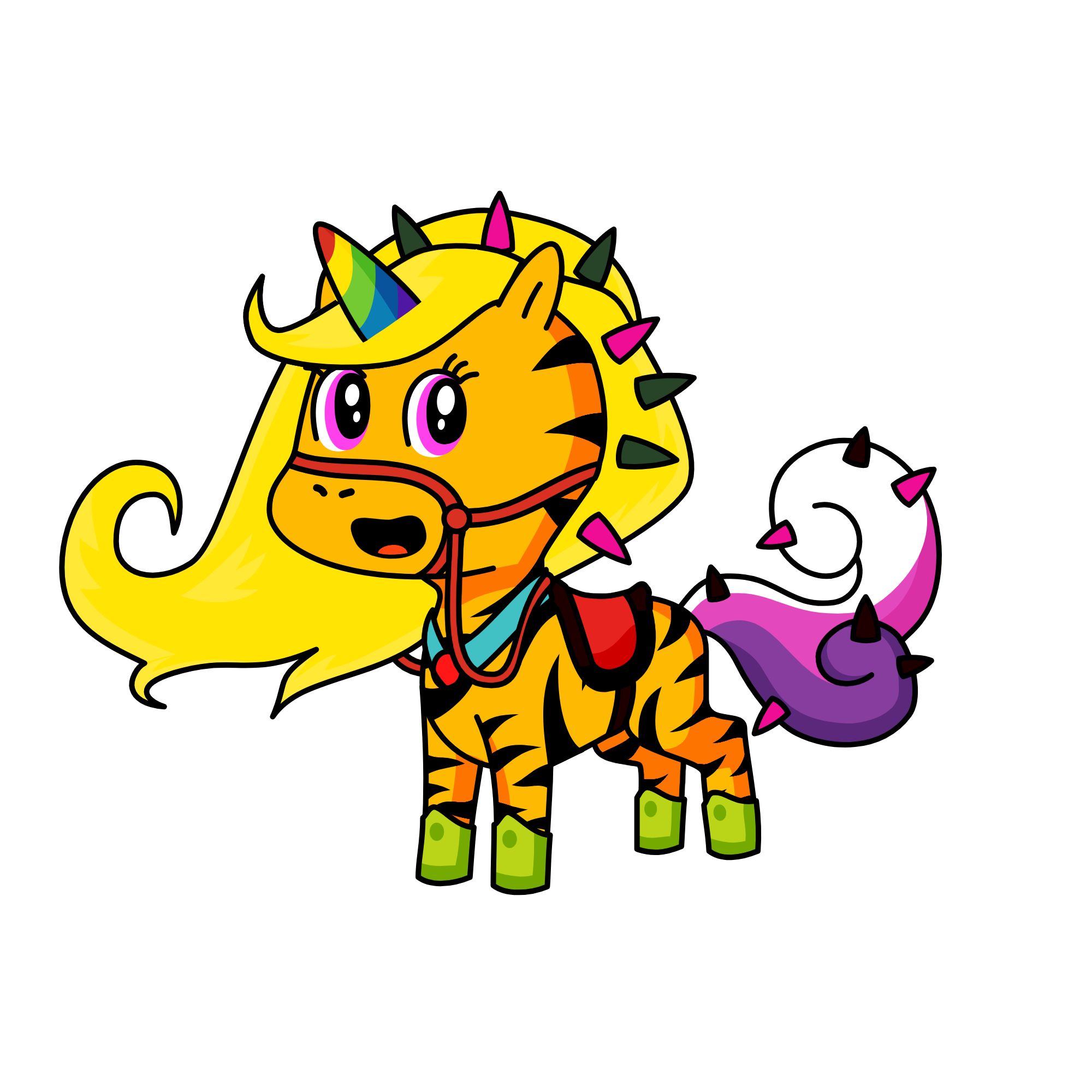Tiger, the unicorn