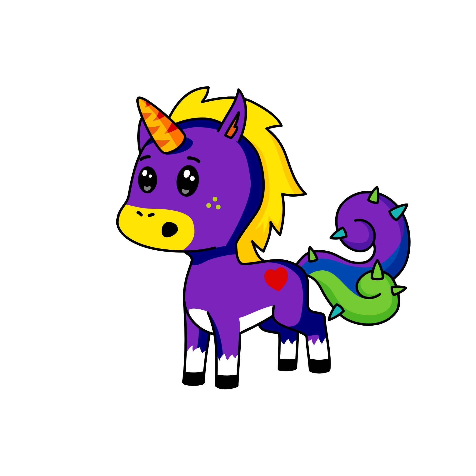 Why is this random unicorn so shocked? O,o, the unicorn