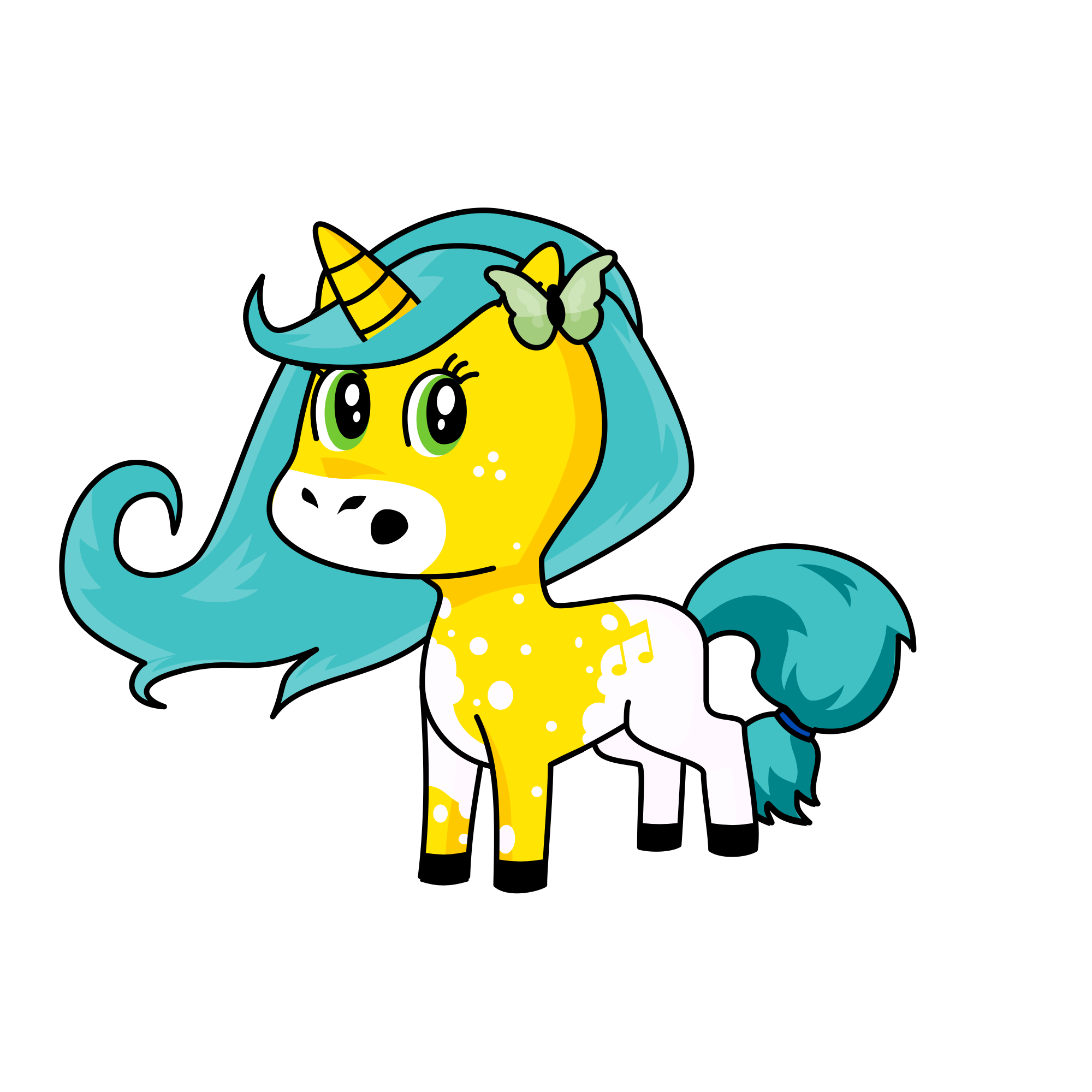 Nellie Nightsong, the unicorn