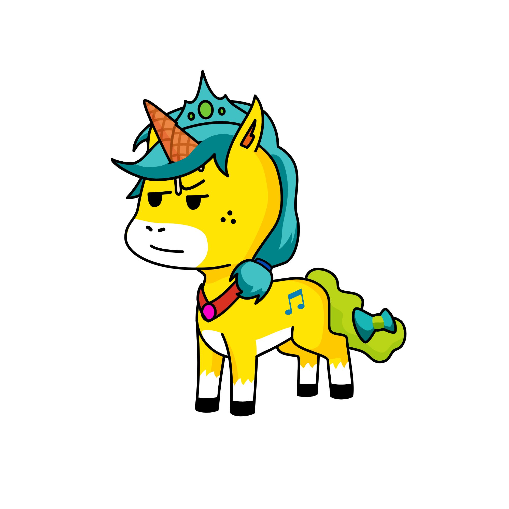 Yawn, Im shleepyyyy, the unicorn