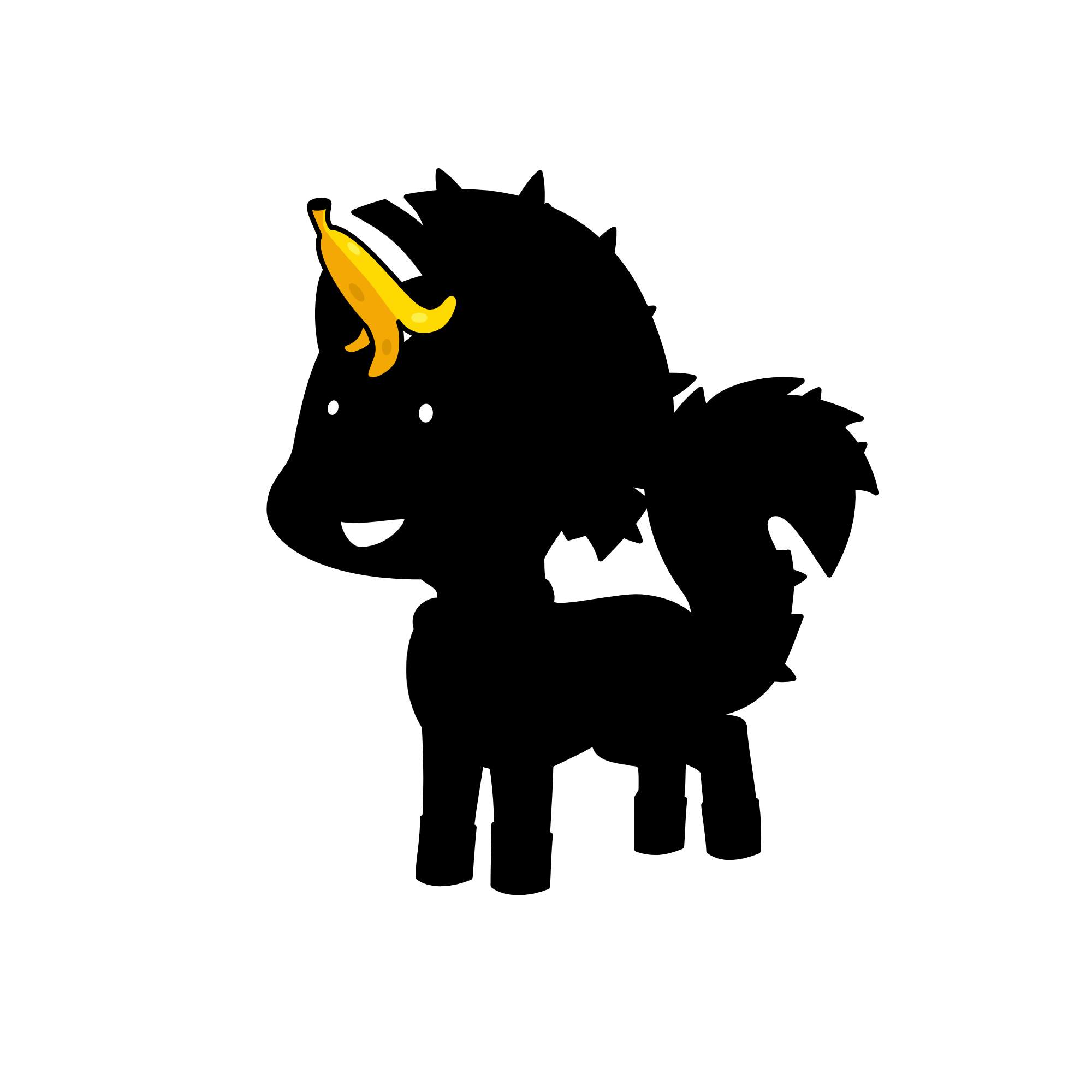 DEMON BANANA, the unicorn