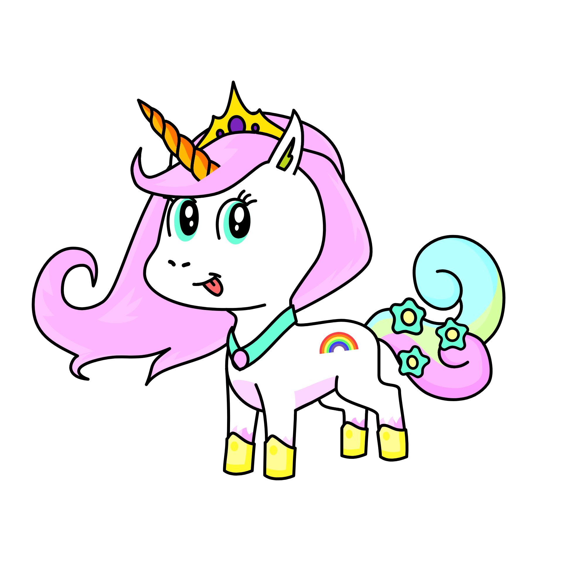 raspberry, the unicorn