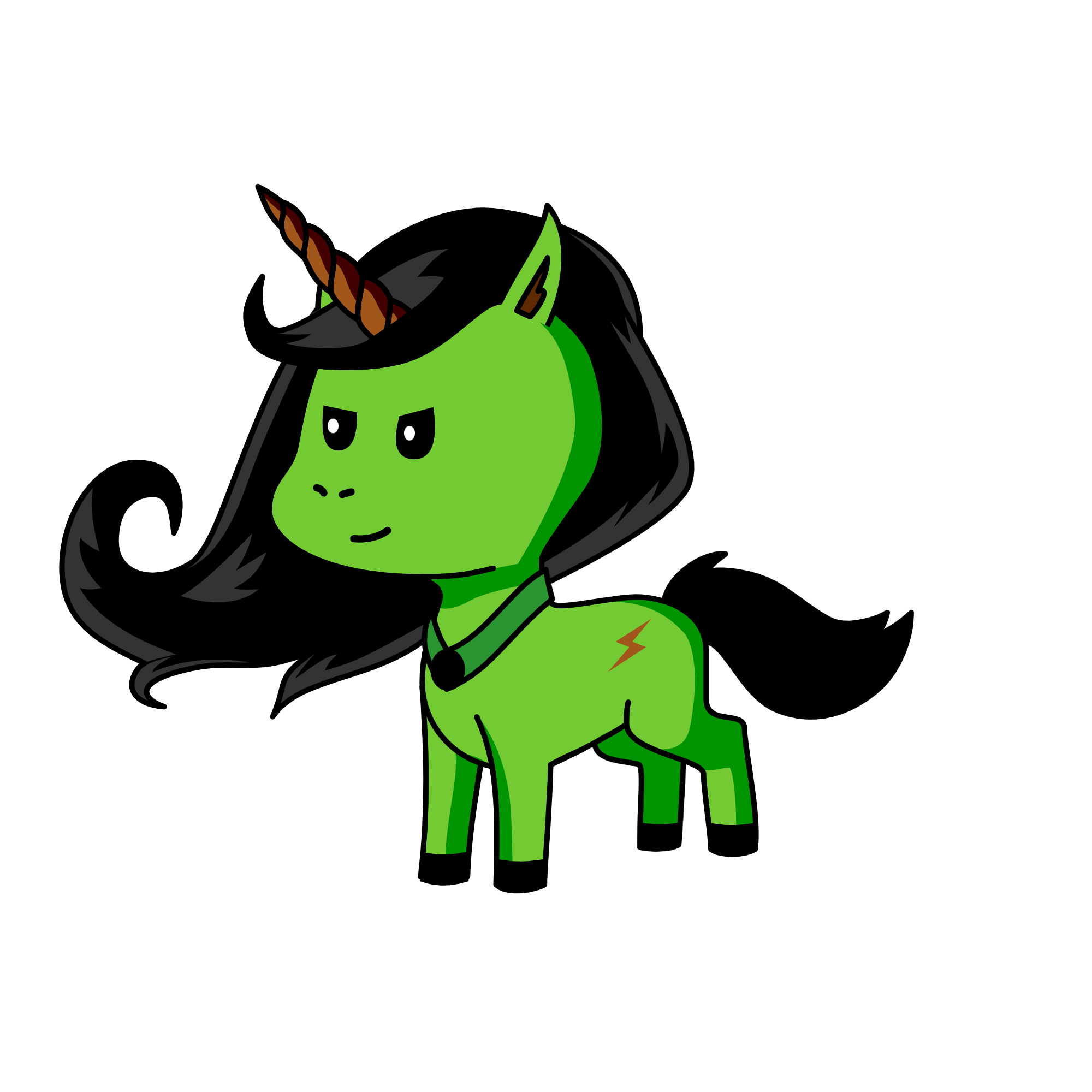 Elphacorn, the unicorn