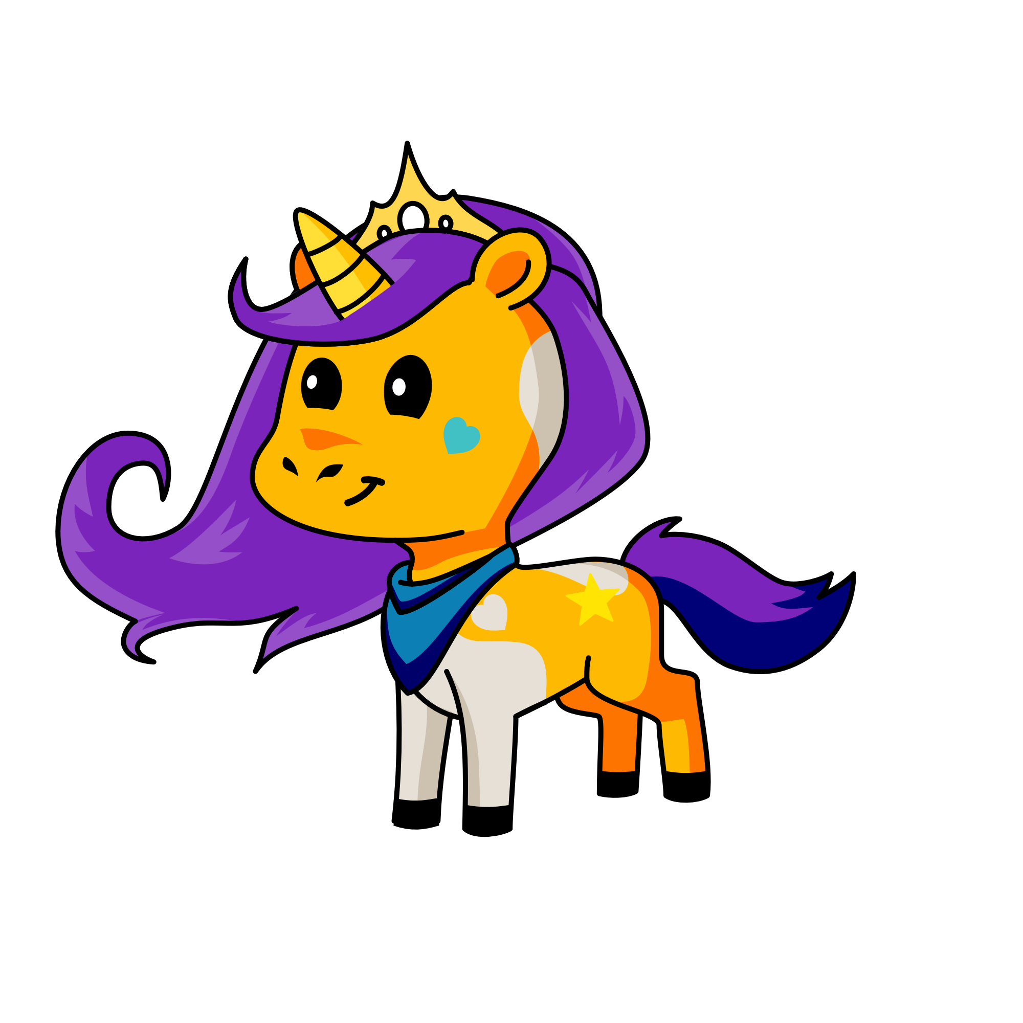 GlowCorny, the unicorn
