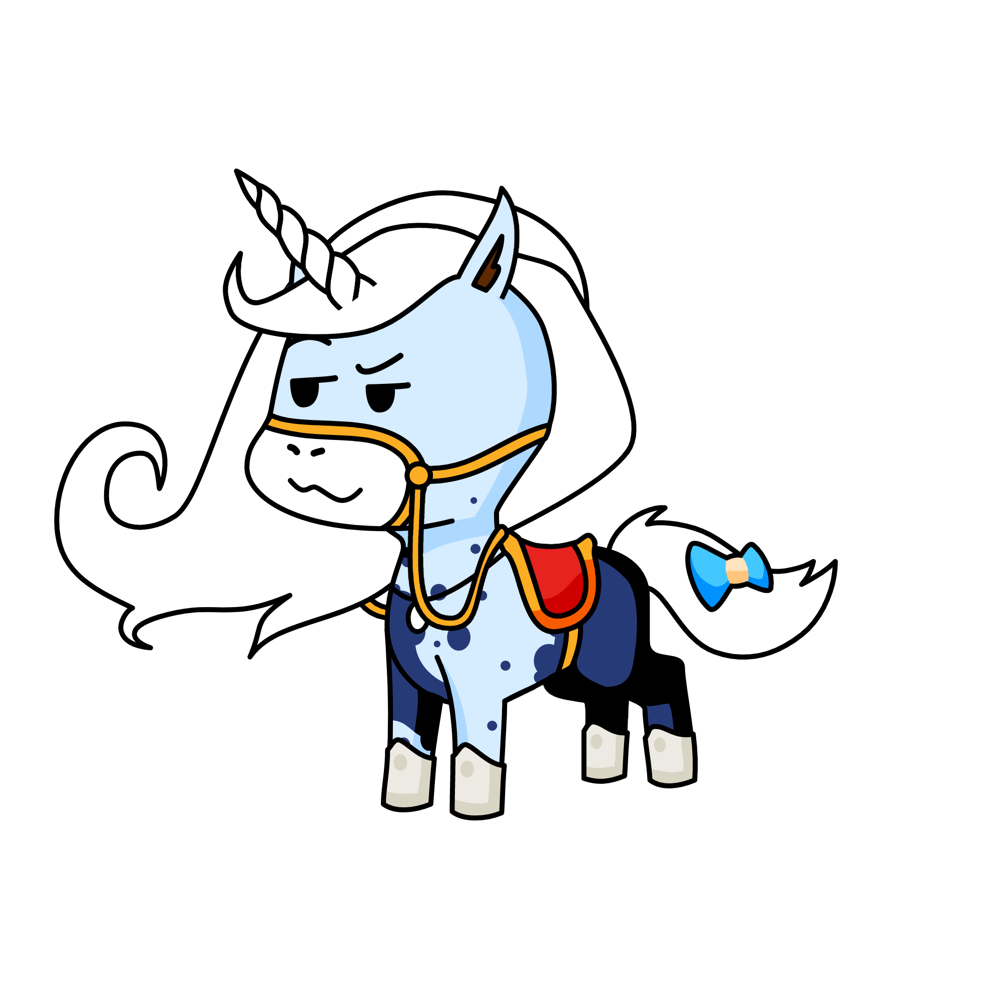 Snow, the unicorn