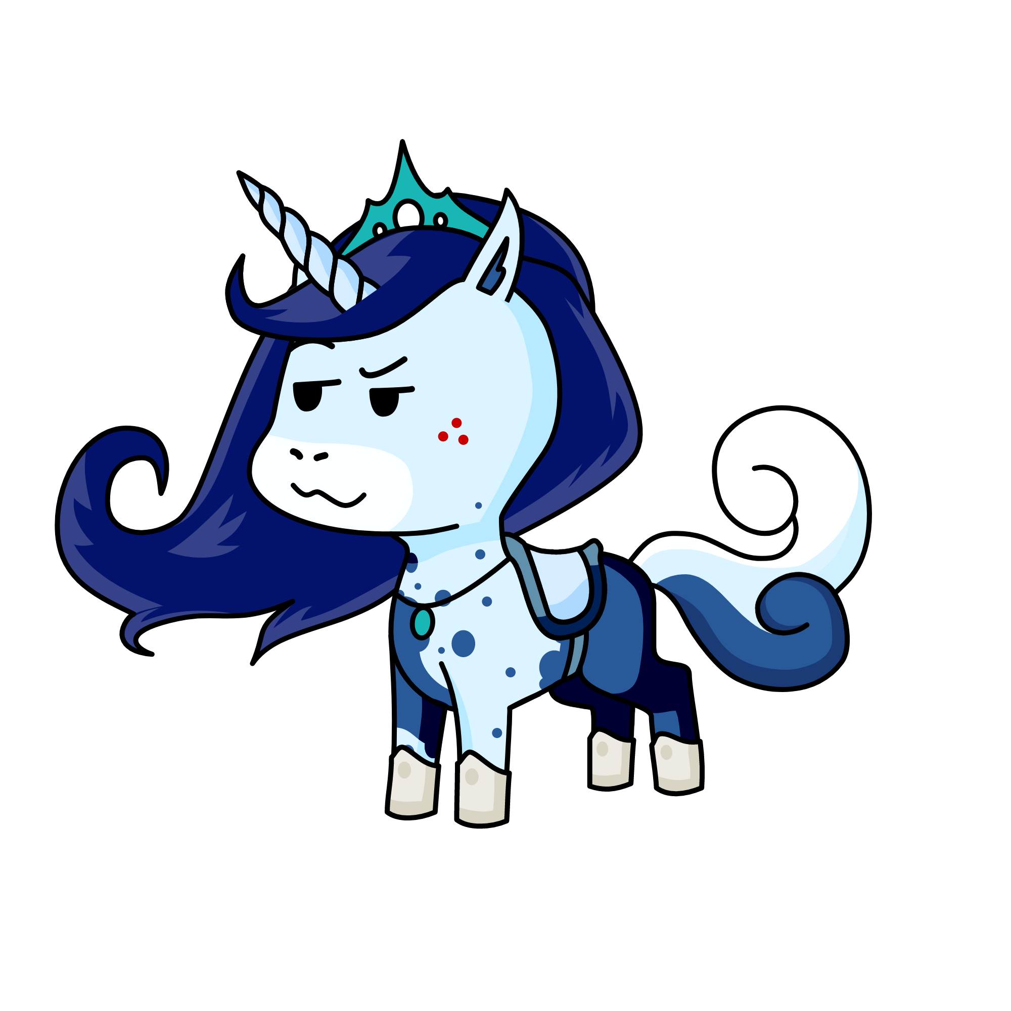 Princess Ladie Snow, the unicorn