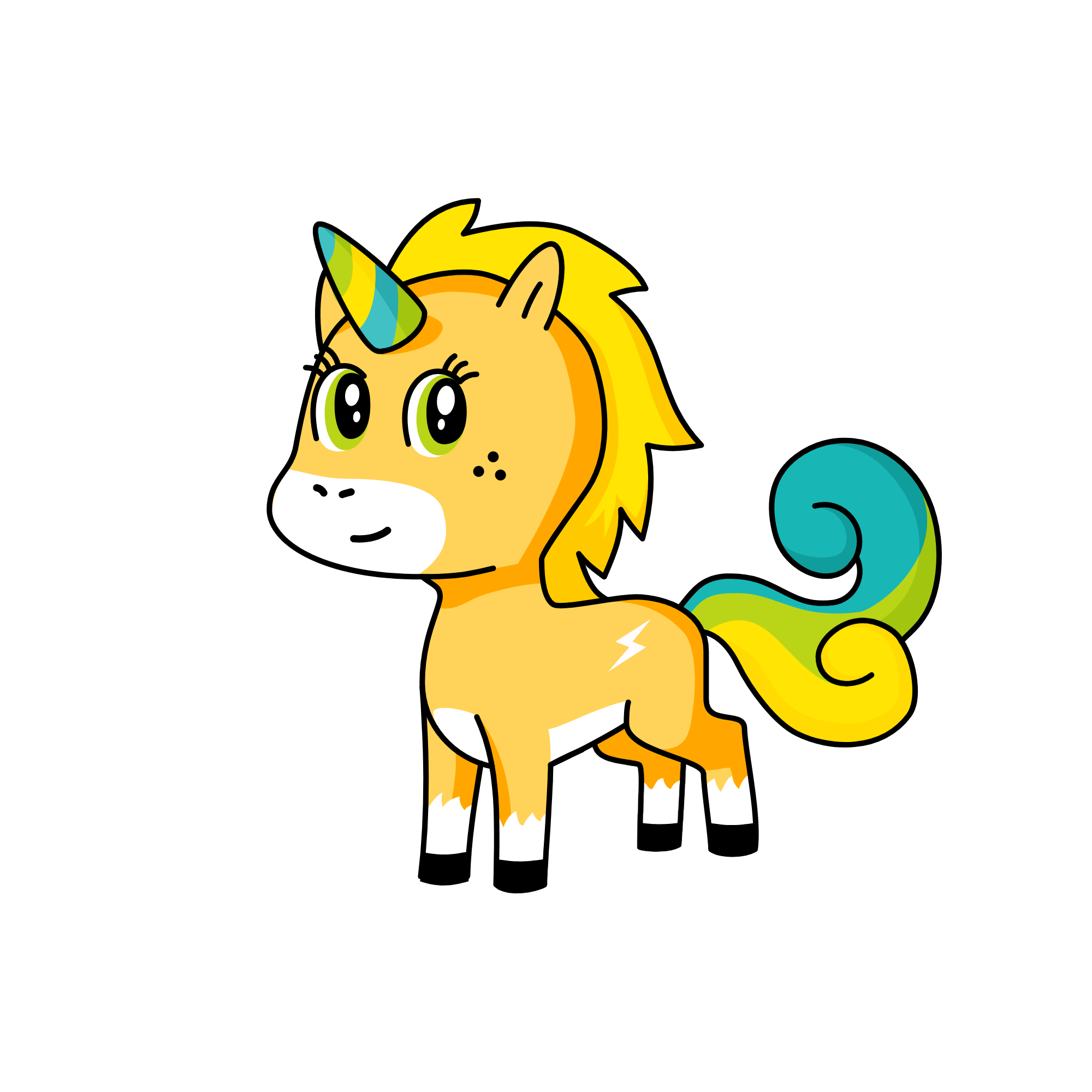 silly, the unicorn