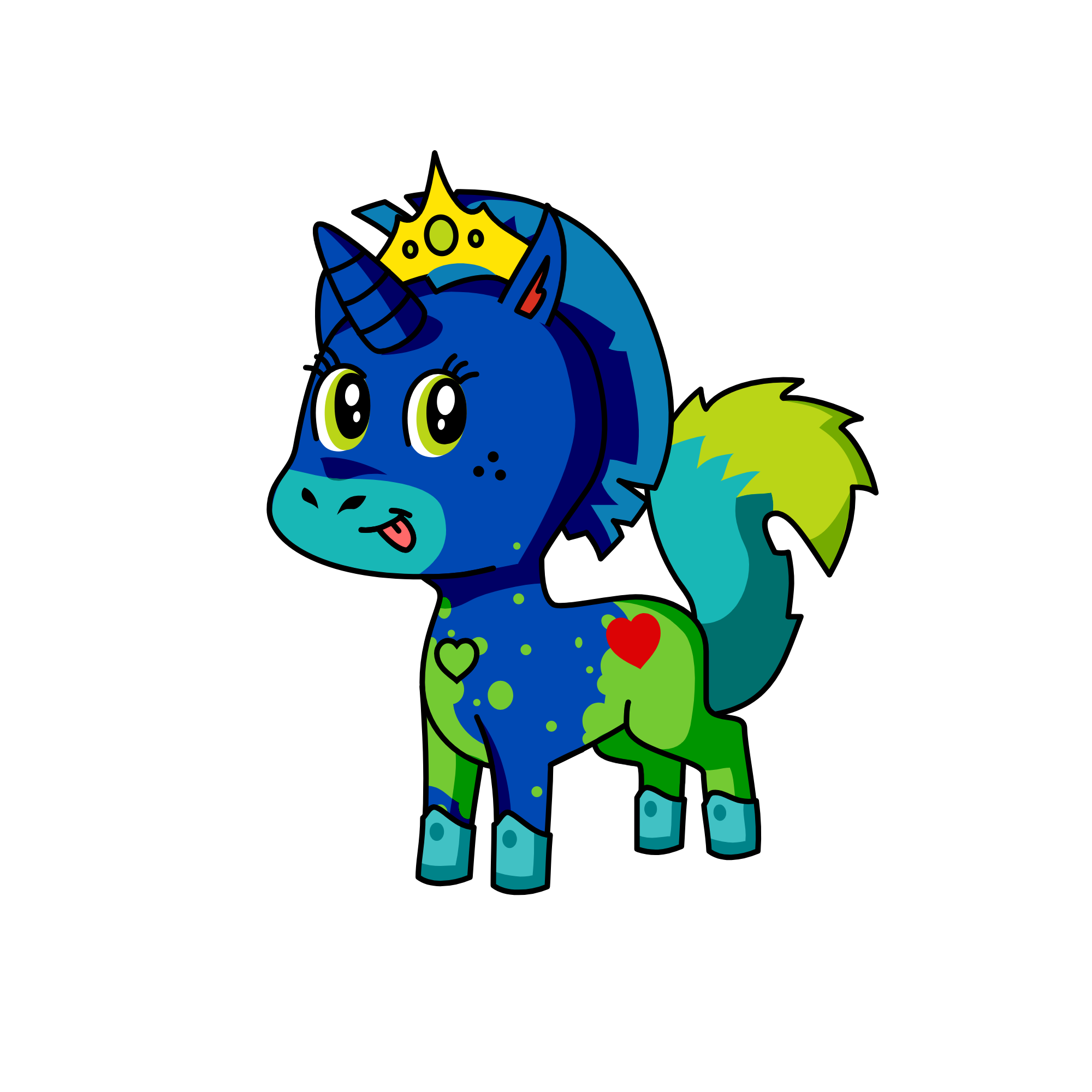 =), the unicorn