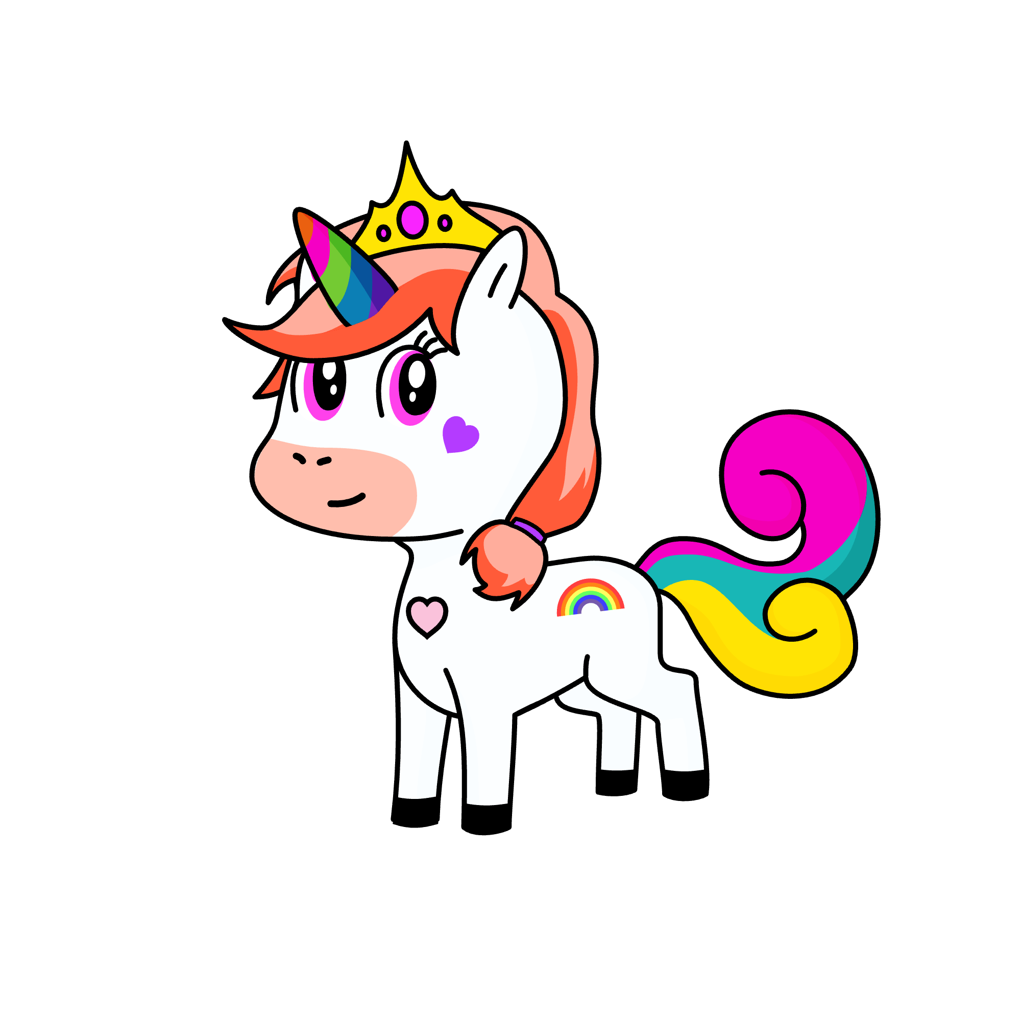 Rainbow 🌈 , the unicorn