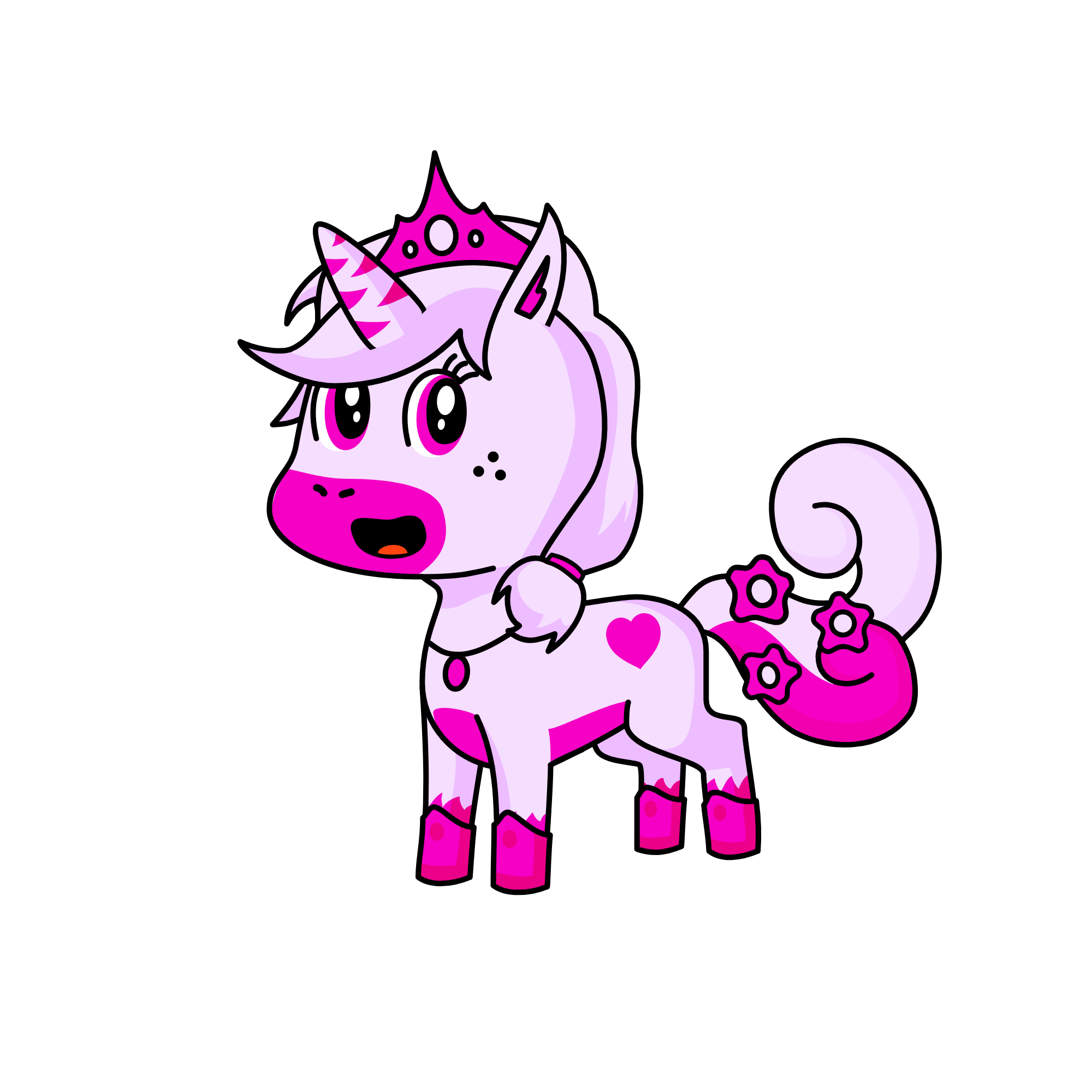 pink, the unicorn