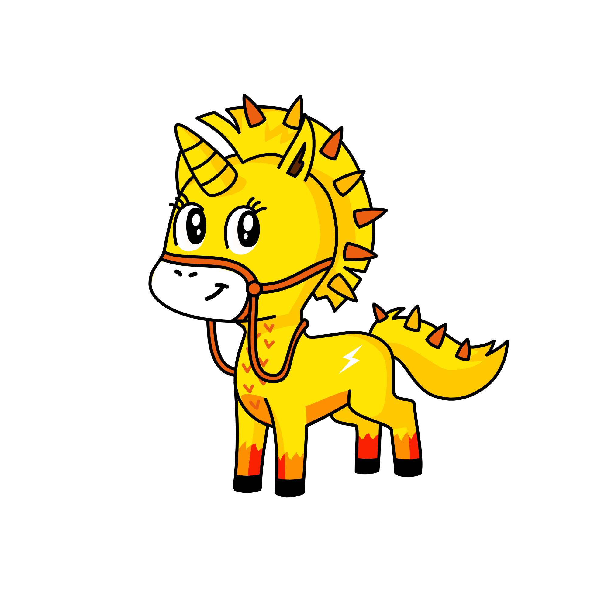 electric dash runner, the unicorn