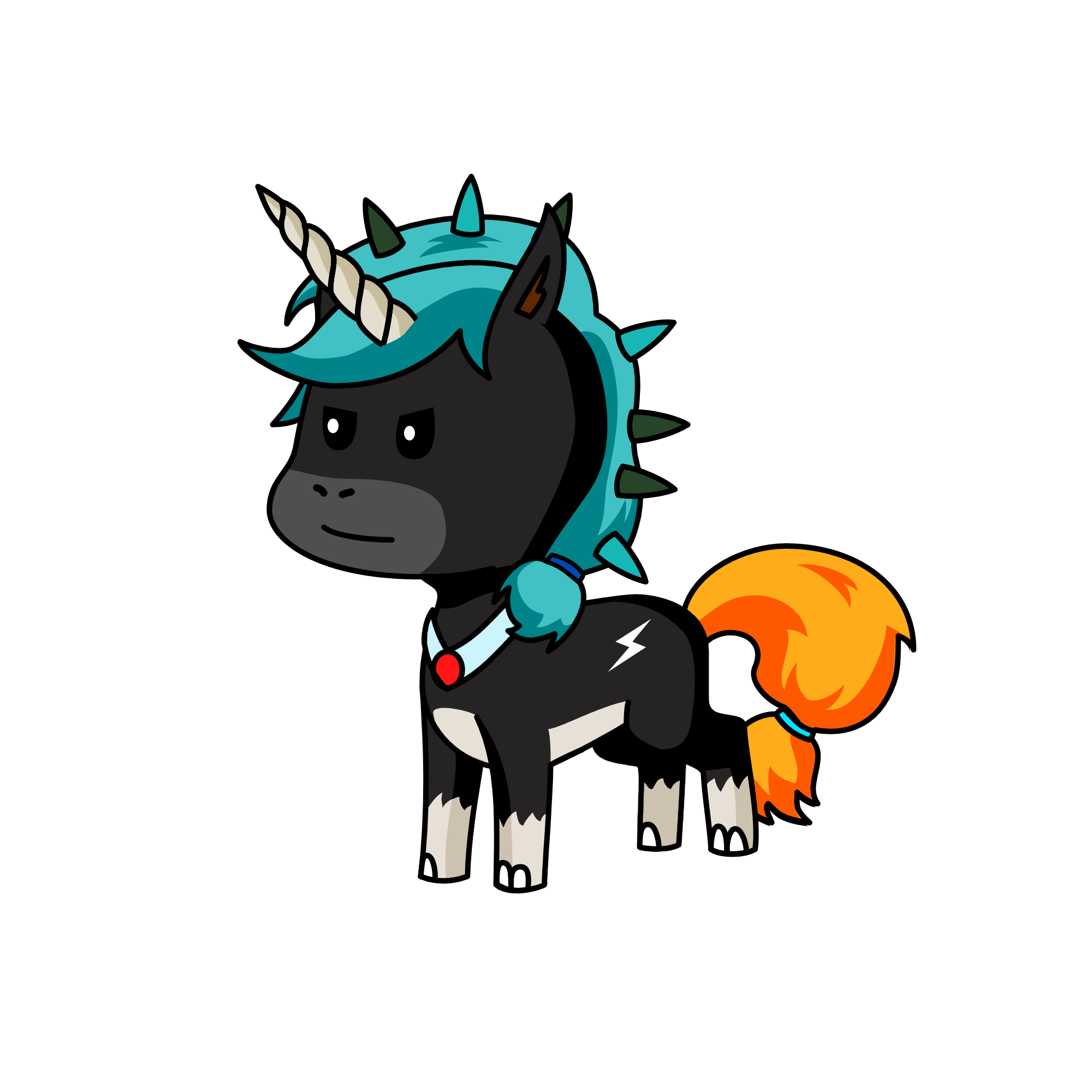 Darkmist, the unicorn