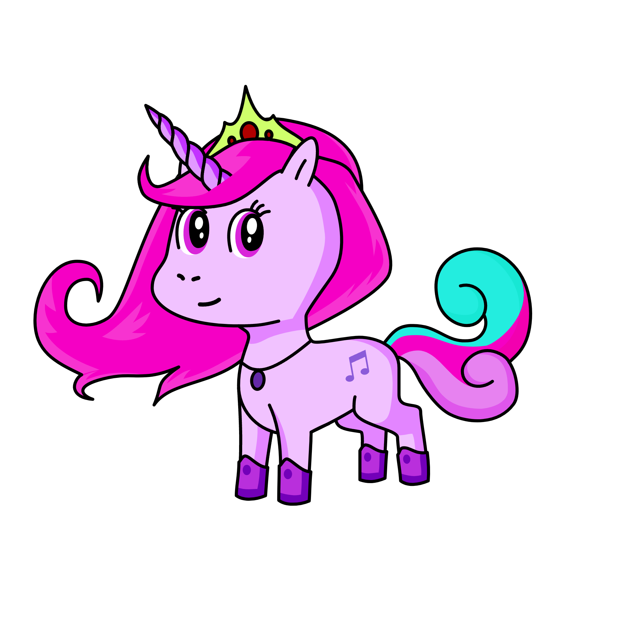 melody the star of music, the unicorn