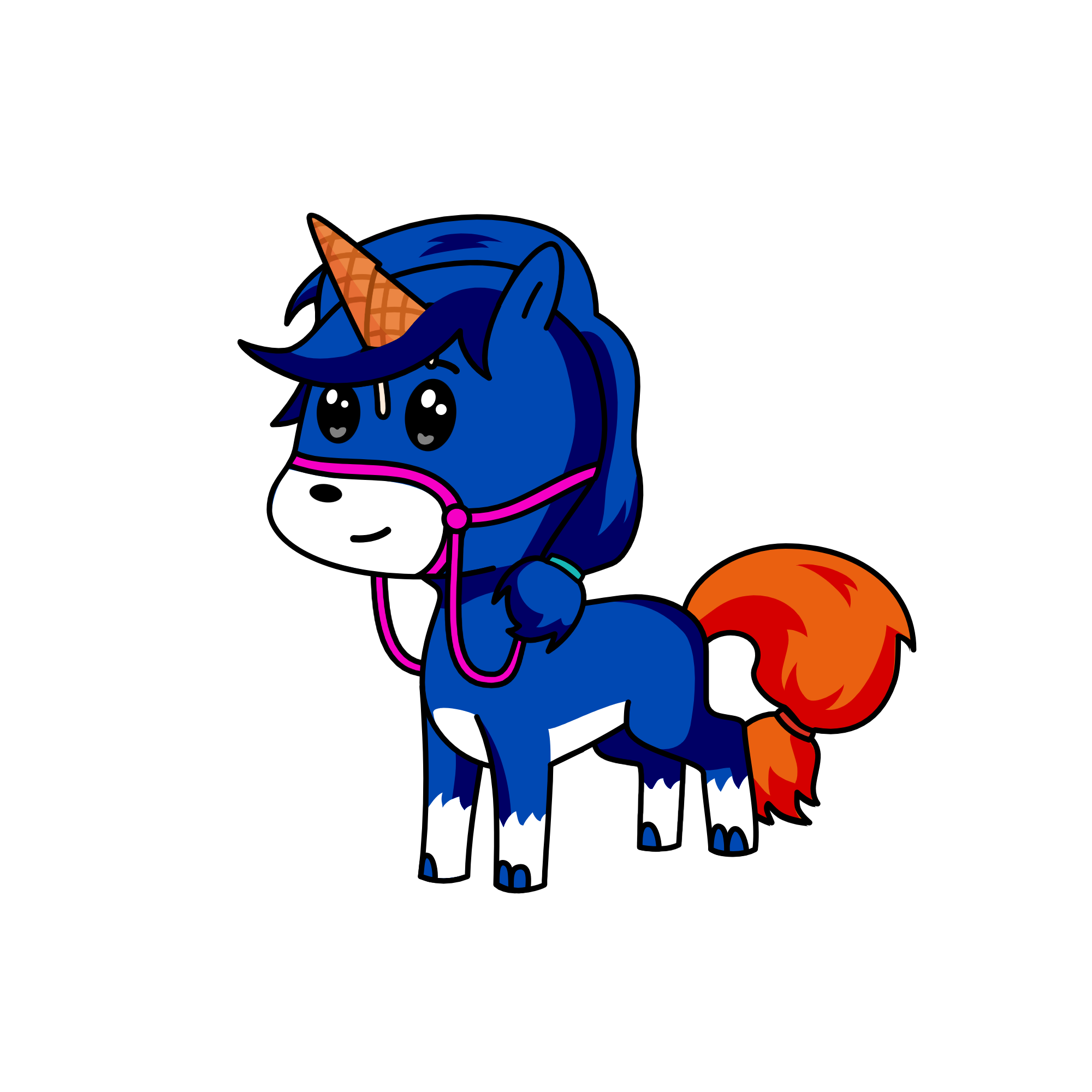 VICKY IS DA BEST DRAGON SIM PLAYER EVAAAA, the unicorn
