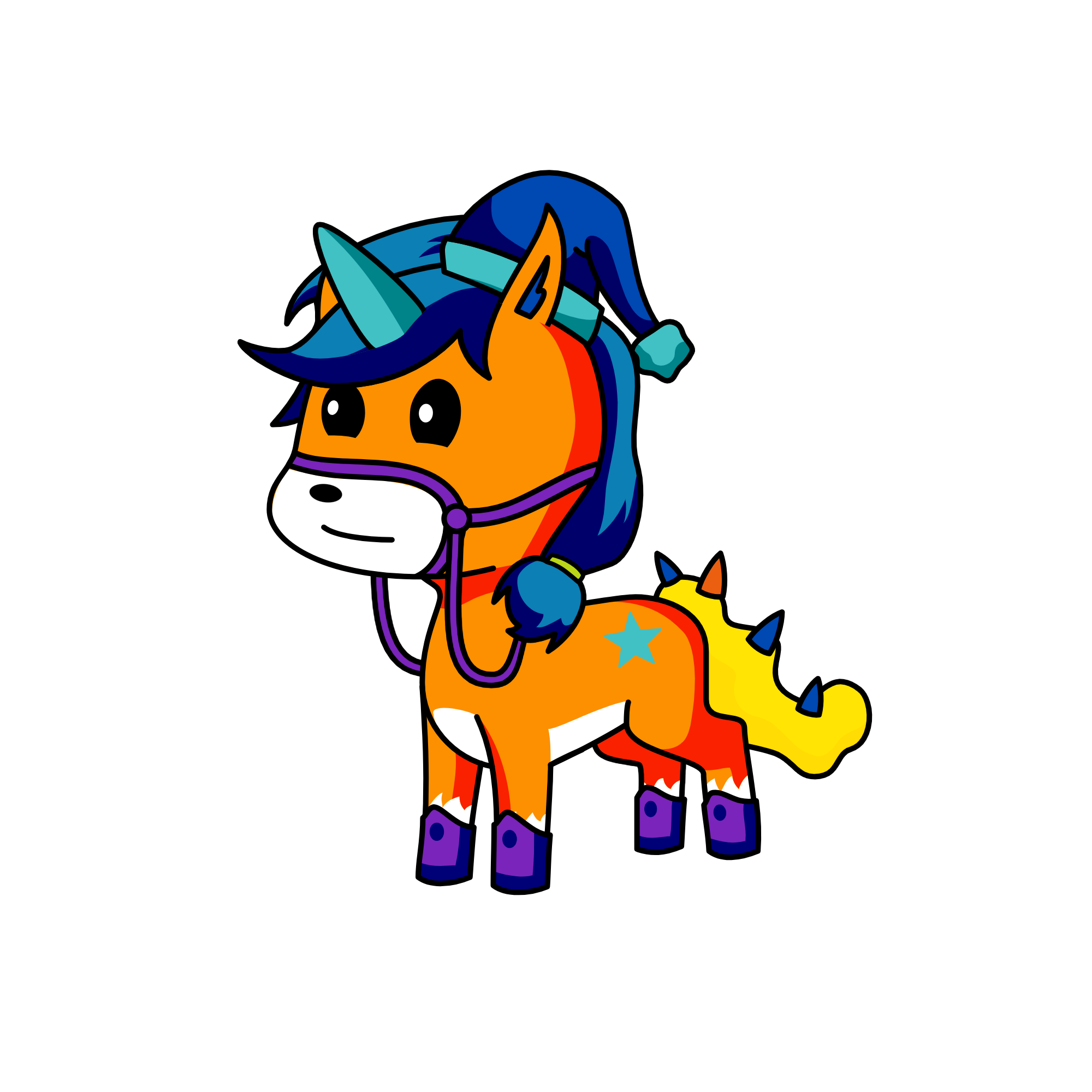 These random unicorns are fr so idiotic, the unicorn