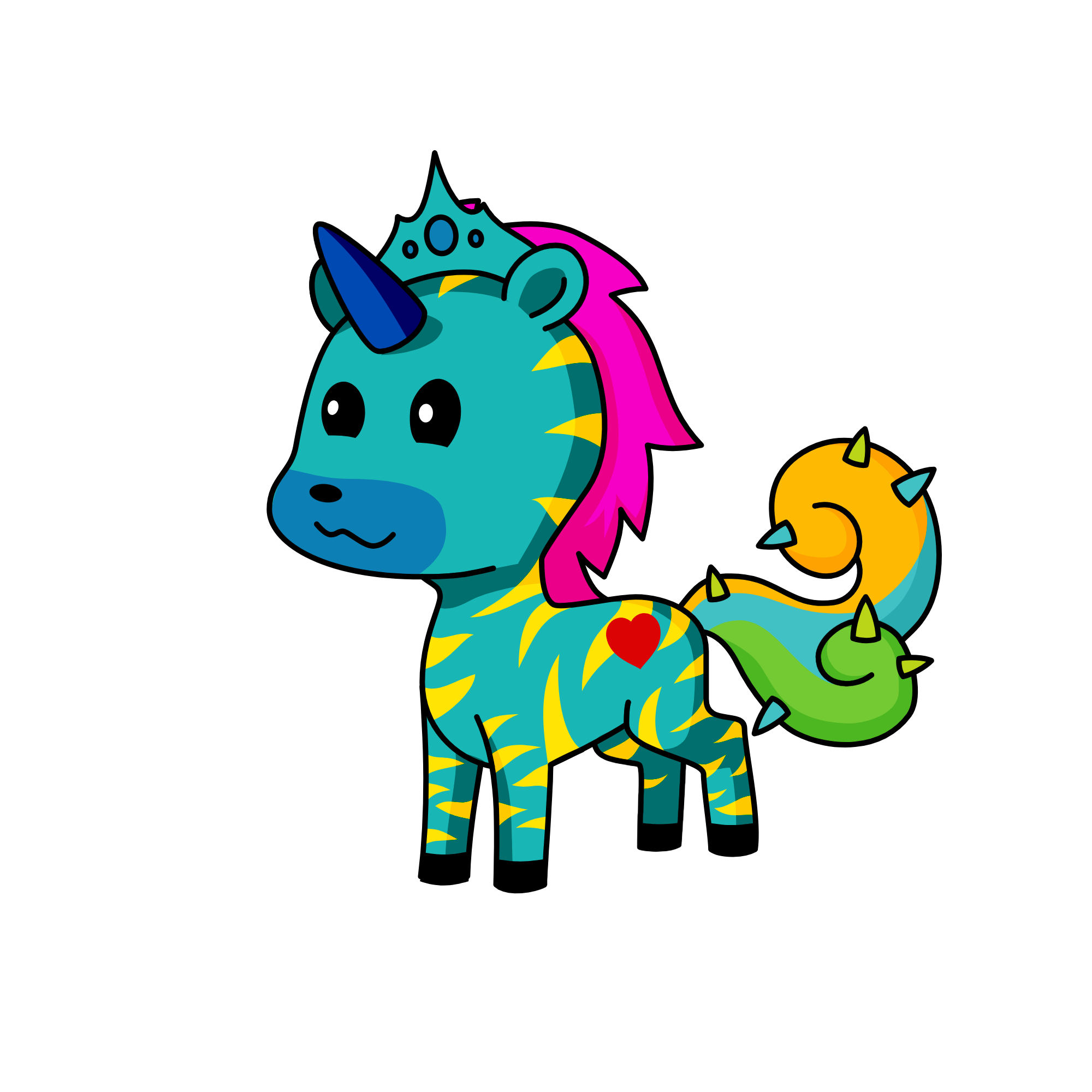 AYY ITS IRIS, the unicorn