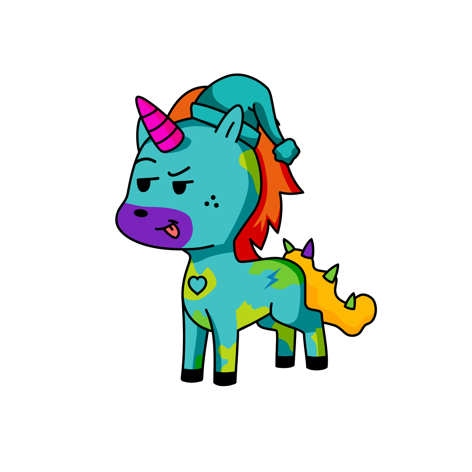 Me in 8th period, the unicorn